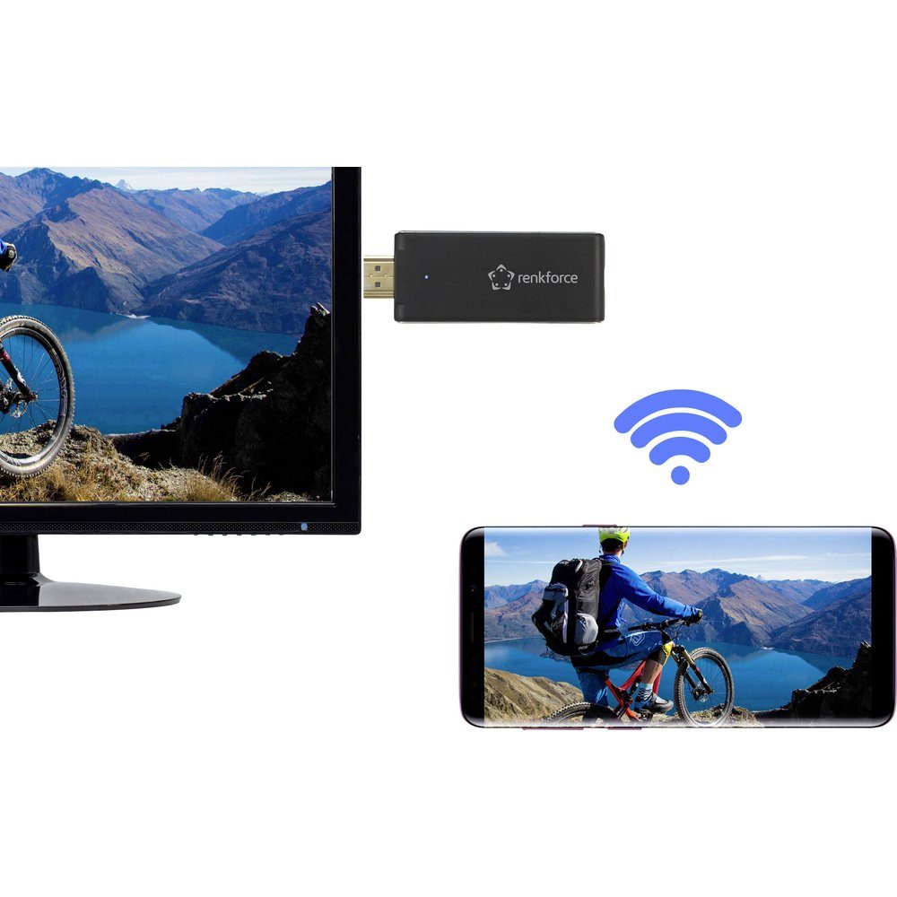 Renkforce Renkforce renkCast 3 HDMI Streaming Stick AirPlay, Miracast, DLNA, ext