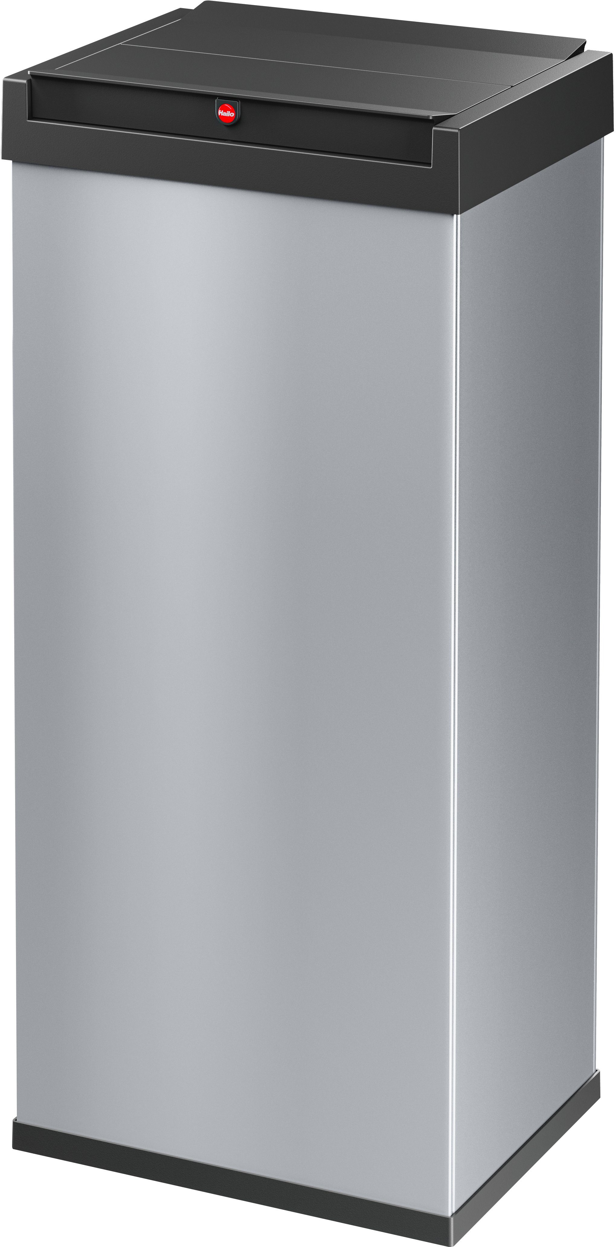 Hailo Mülleimer Big-Box Swing XL, 52 l, Stahlblech o. Edelstahl, mit selbstschließendem Schwingdeckel