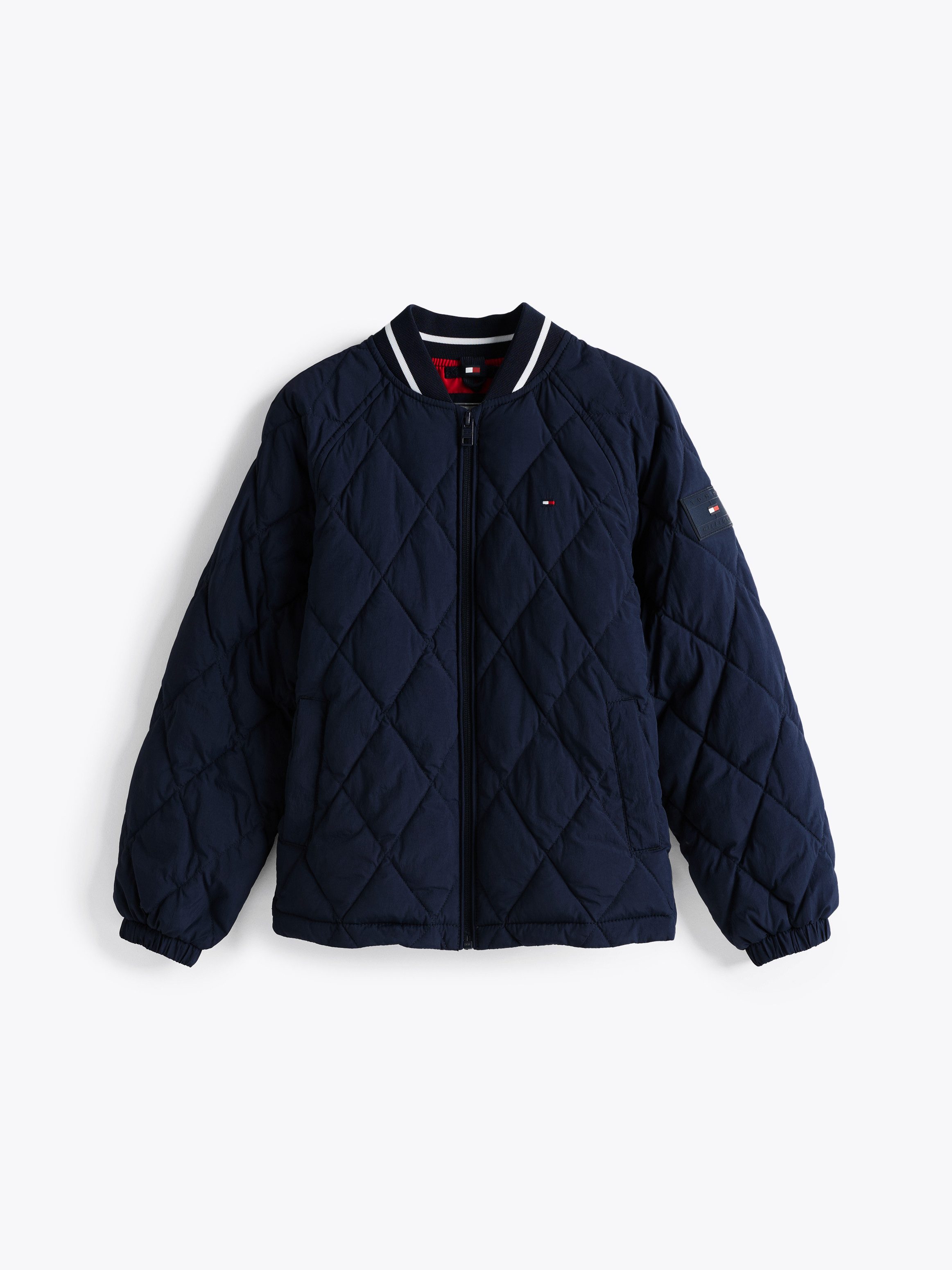 Tommy Hilfiger Steppjacke U QUILTED JACKET mit wärmender Wattierung