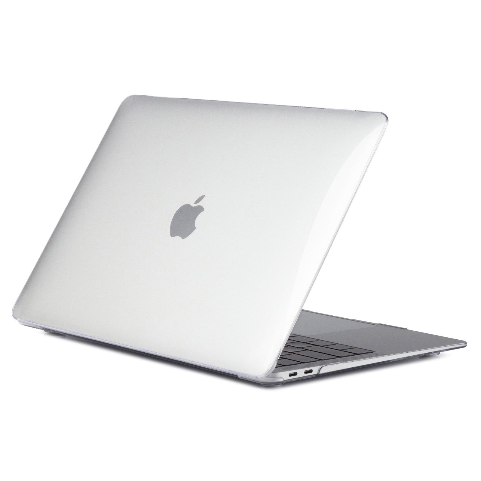 FroShop Laptop-Hülle Schutzhülle für Apple MacBook Air 13.6" (2025-2022) M3 M2 2-Teilig Schutzcover Hartcase Schutz Cover Etui Tasche, Hülle Modell A3240 A3113 A2681 - Transparent