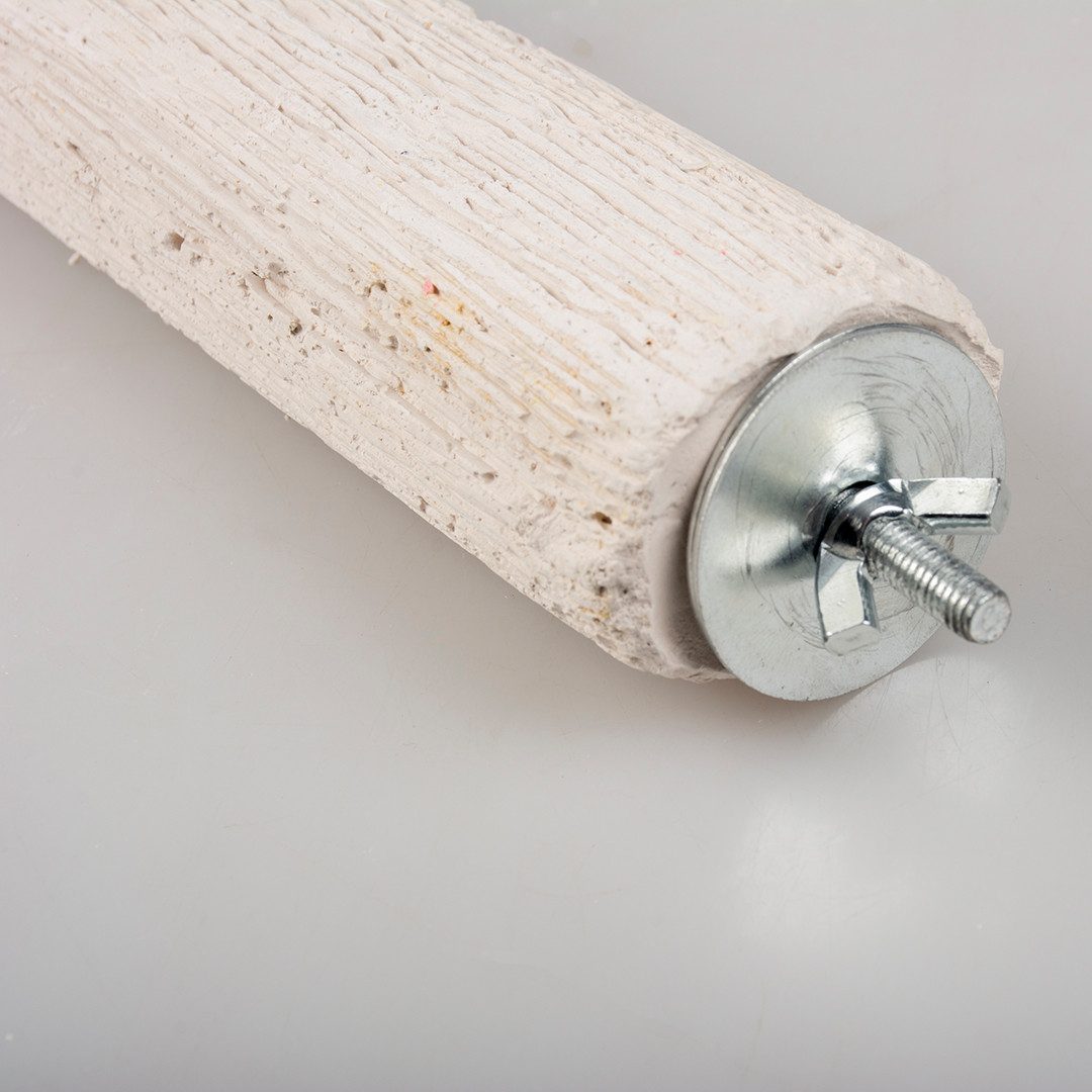 DUVO+ Vogelspielplatz Duvoplus Kalzium-Sitzstange Größe: S -15x2,5cm