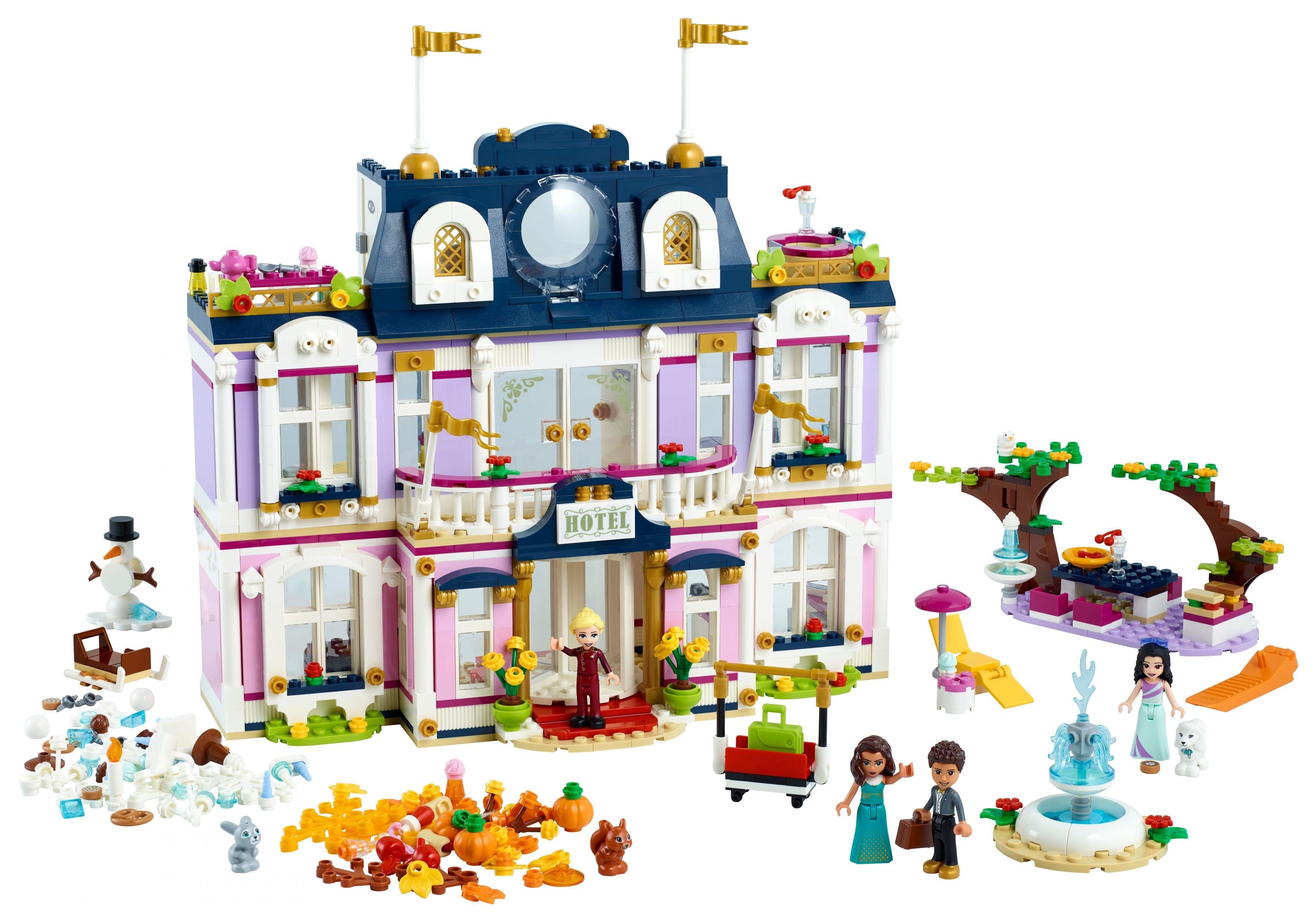 1308 LEGO® Friends Konstruktionsspielsteine City LEGO® Heartlake - St) Hotel, (Set,