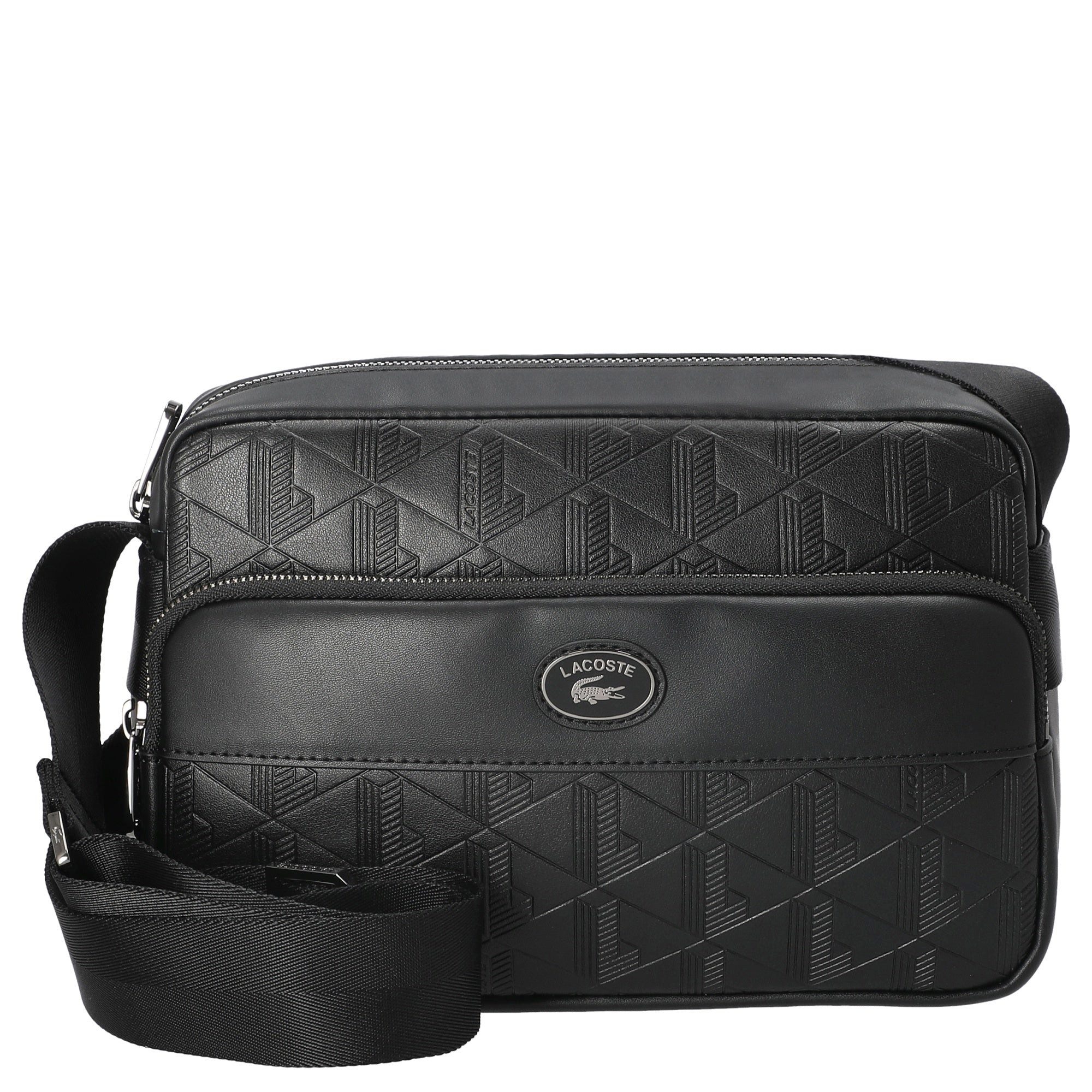 Lacoste Umhängetasche Monogramm - Umhängetasche 24 cm (noir)