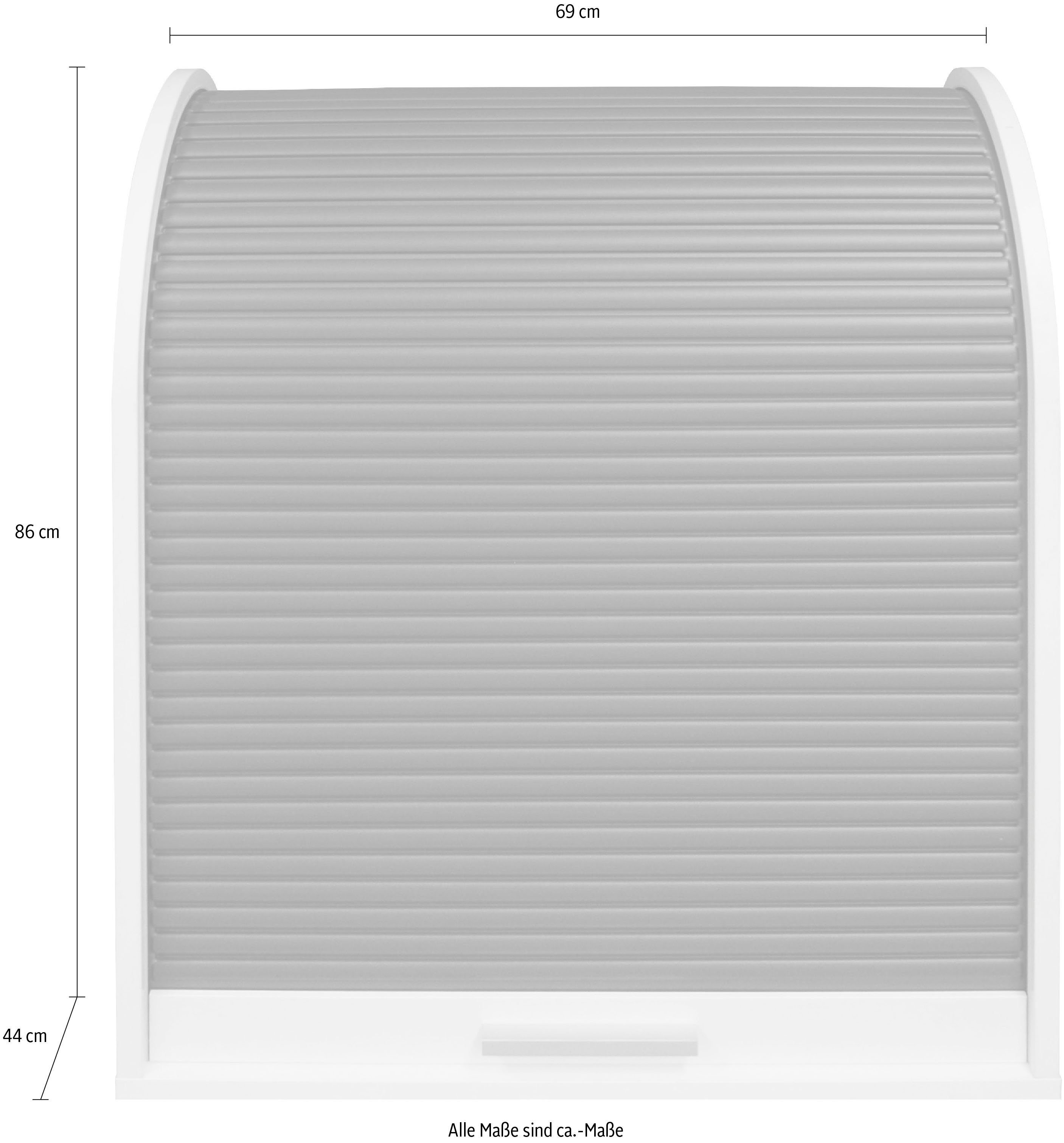 cm System schwarzstahl Rollladenschrank | Office Mäusbacher Breite 69 schwarzstahl/weiß Big