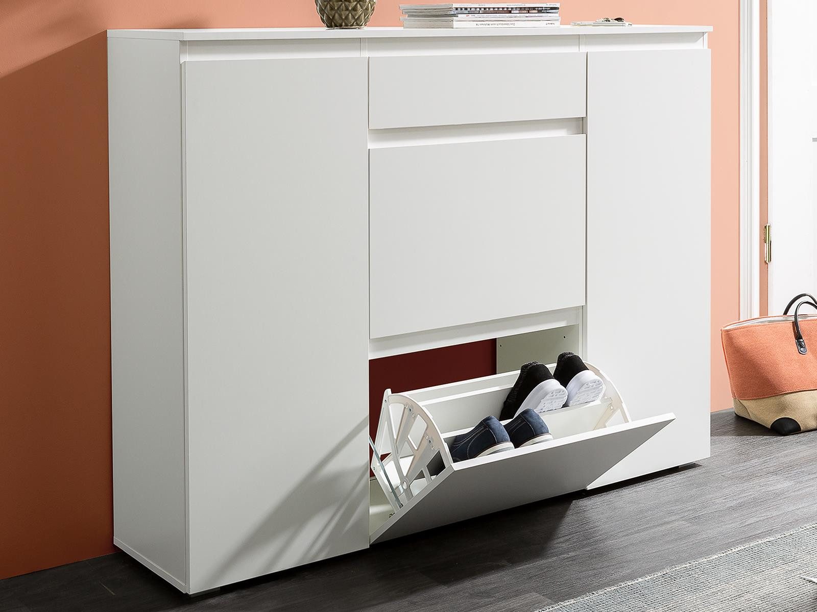 Schuhschrank 137.6 x 109 x 37 cm (B/H/T)