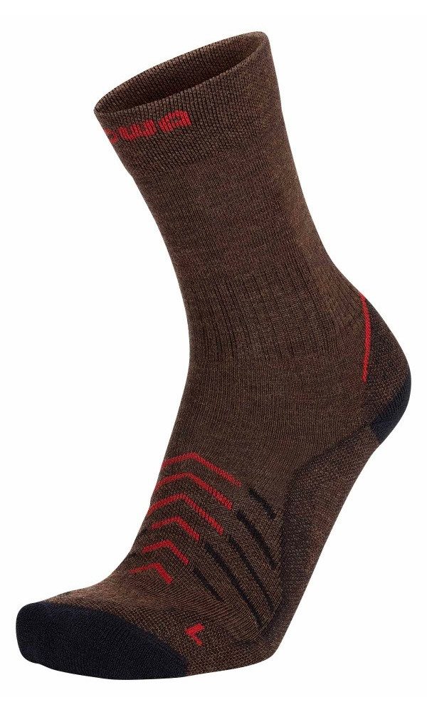 Lowa Wandersocken Crew Renegade (Merinowolle/Polyamid) mahagonibraun - 1 Pa günstig online kaufen
