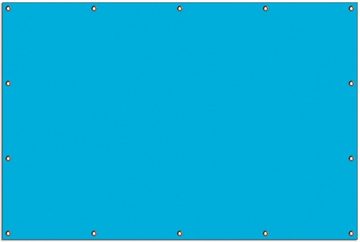 Wallario Sichtschutzzaunmatten Hellblau, 2-teilig
