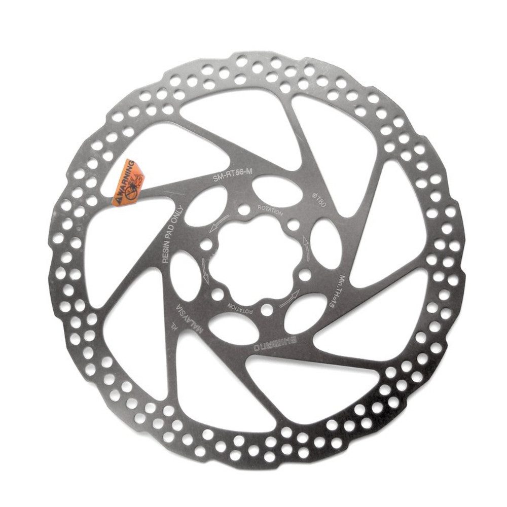 Shimano Scheibenbremse Bremsscheibe Deore SMRT56 M 180 mm, 6-Loch