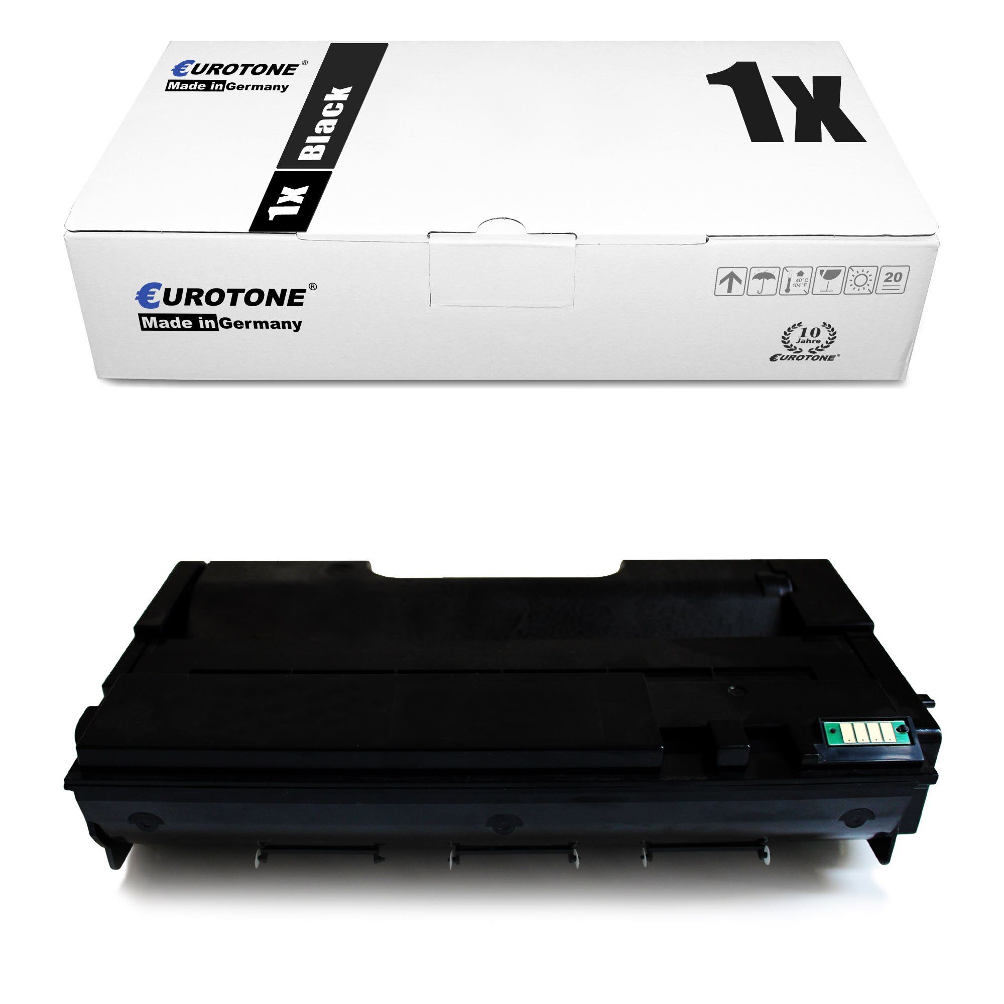 Eurotone Tonerkartusche Toner ersetzt Ricoh 407254 TYPESP201HE Black