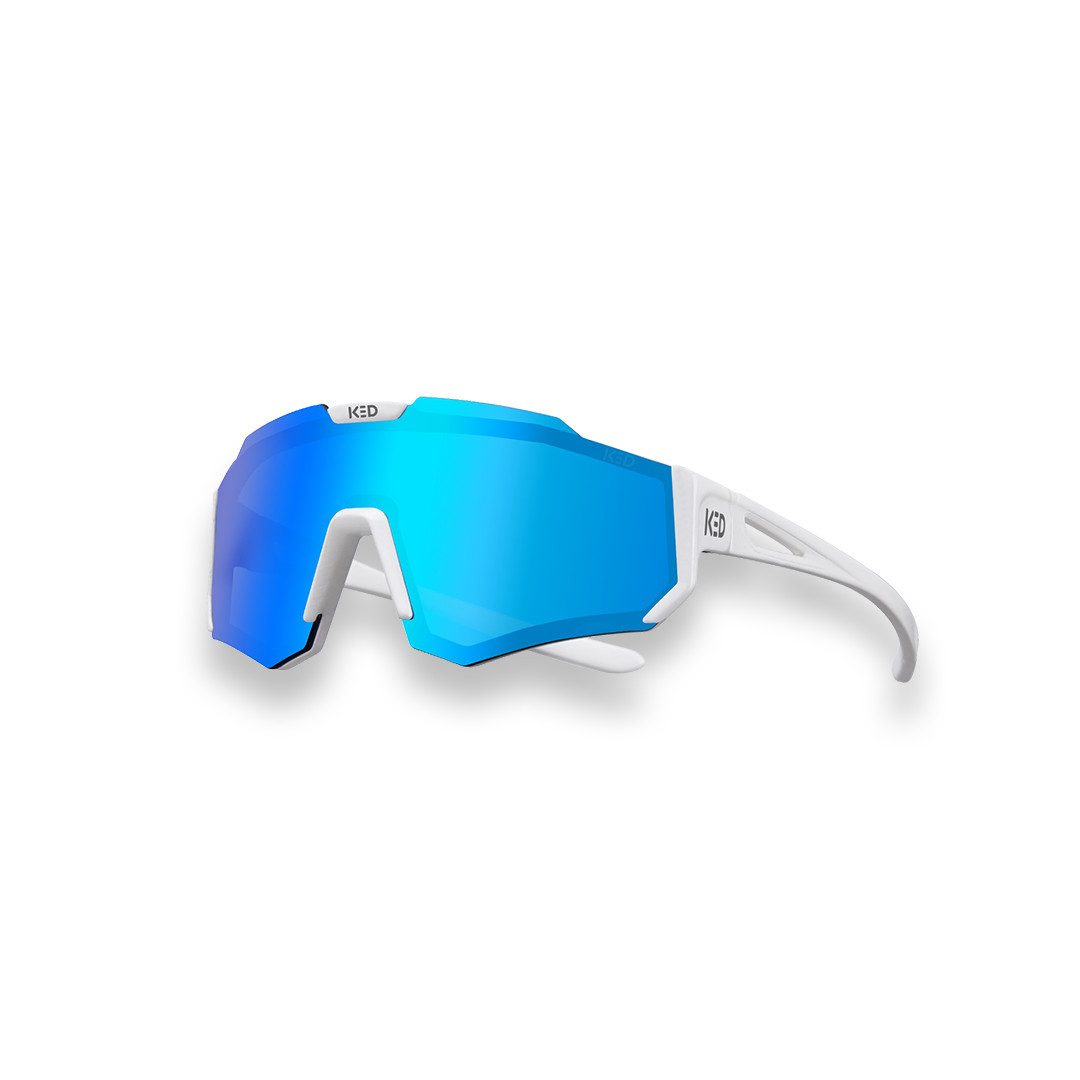 KED Fahrradbrille Ghost Kids Fahrradbrille, Ultraleicht, Stoßfeste Polycarbonat-Gläser, UV-Schutz, Alter 2-6 Jahre