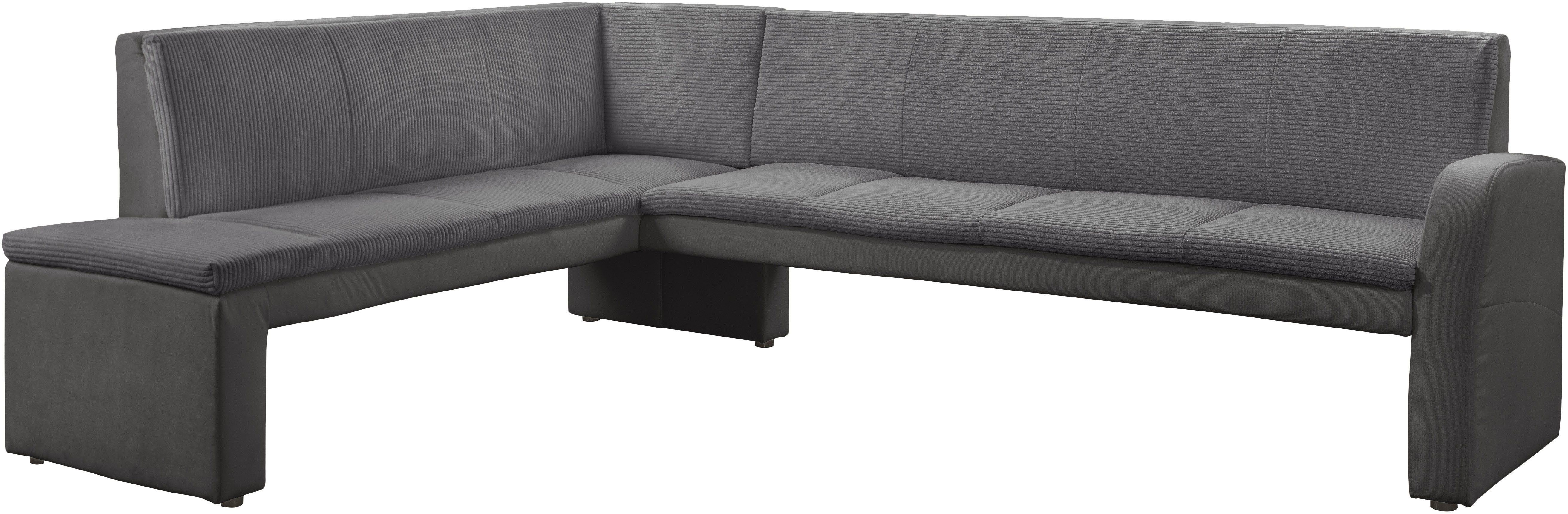 exxpo - sofa fashion Eckbank Cortado, elegant und modern mit hohem Sitzkomfort, hohe Bodenfreiheit, schöne Detailverarbeitung
