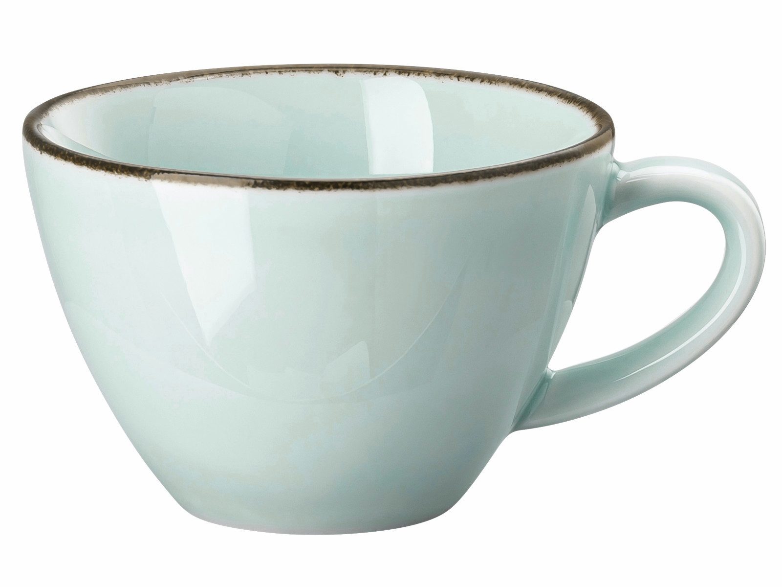 Rosenthal Espressotasse Profi Casual Mint Espresso-Obertasse 0,11l, Porzellan, Tassen