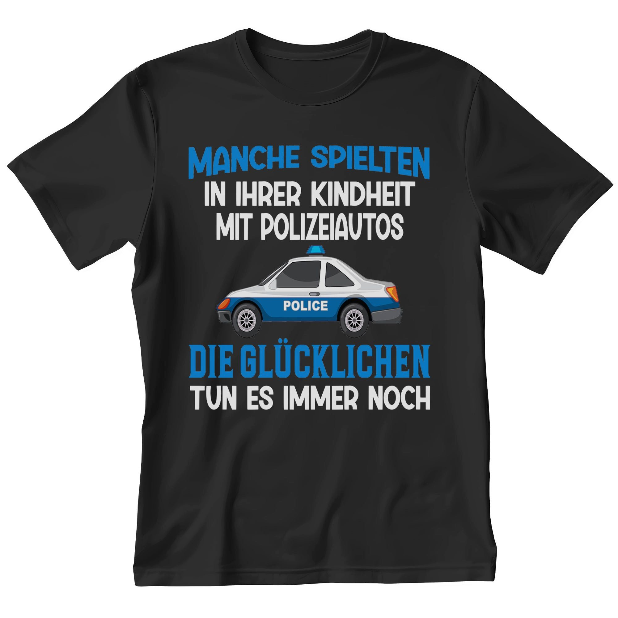 T-Shirt Polizist Geschenk Männer Spruch Beruf Ausbildung Studium