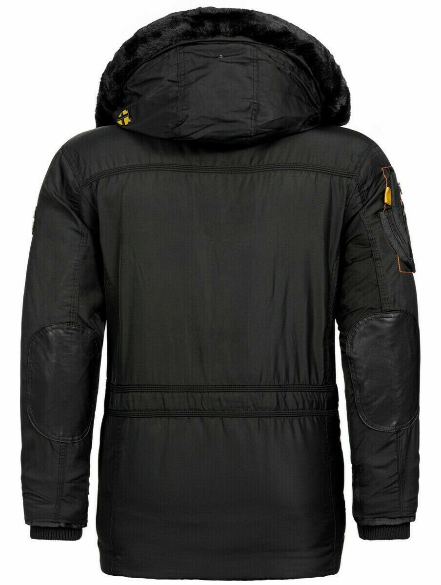 Geographical Norway Parka warme Herren Winter Jacke Parka Outdoor Steppjacke Anorak Wintermantel – Bild 3 von 4