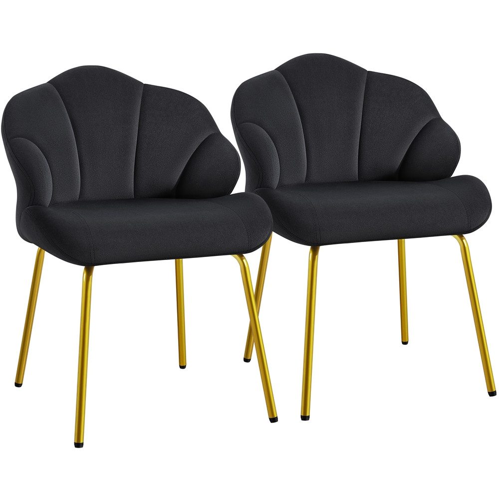 Yaheetech Esszimmerstuhl Loungesessel in Muschelform (2 St), Schreibtischst günstig online kaufen