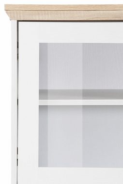 Home affaire Highboard Nanna, in duroplastischer Oberfläche Folien Eichen-Optik, Breite 118 cm
