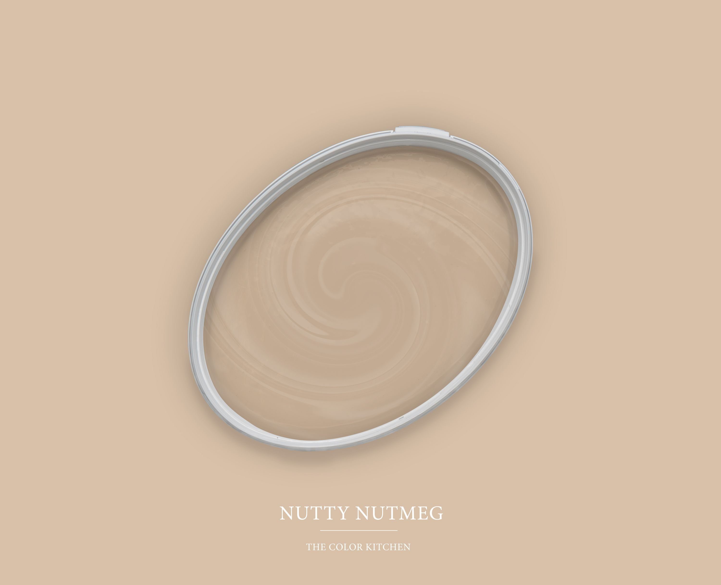 Nutmeg Création und Wandfarbe, Nutty Seidenmatt Deckenfarbe Innenfarbe Wand- A.S. 6009 5l