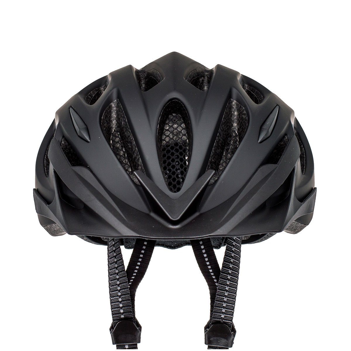 Airtracks Fahrradhelm Fahrradhelm Savage S/M (53-58cm), L/XL (58-63cm) (KJ-201 für Herren und Damen - EPS Körper), + IN MOULD / Neon Weiß Schwarz Matt – Bild 4 von 5