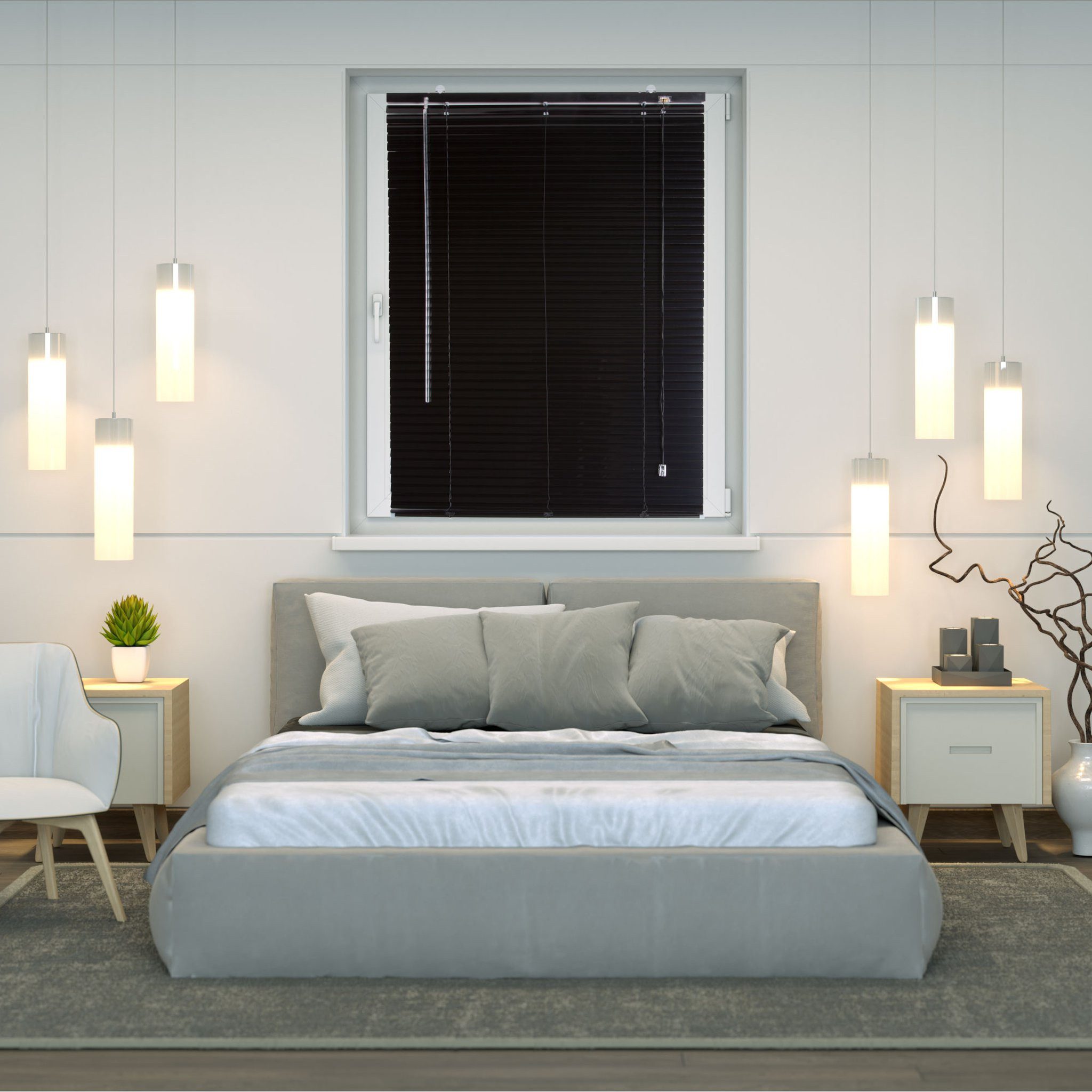 Victoria M. Jalousie Aluminium Jalousie, 40 x 130 cm, schwarz glänzend, mit Bohrenohne Bohren, freihängend, Sicht- Licht- und Blendschutz, inkl. Klemmclips