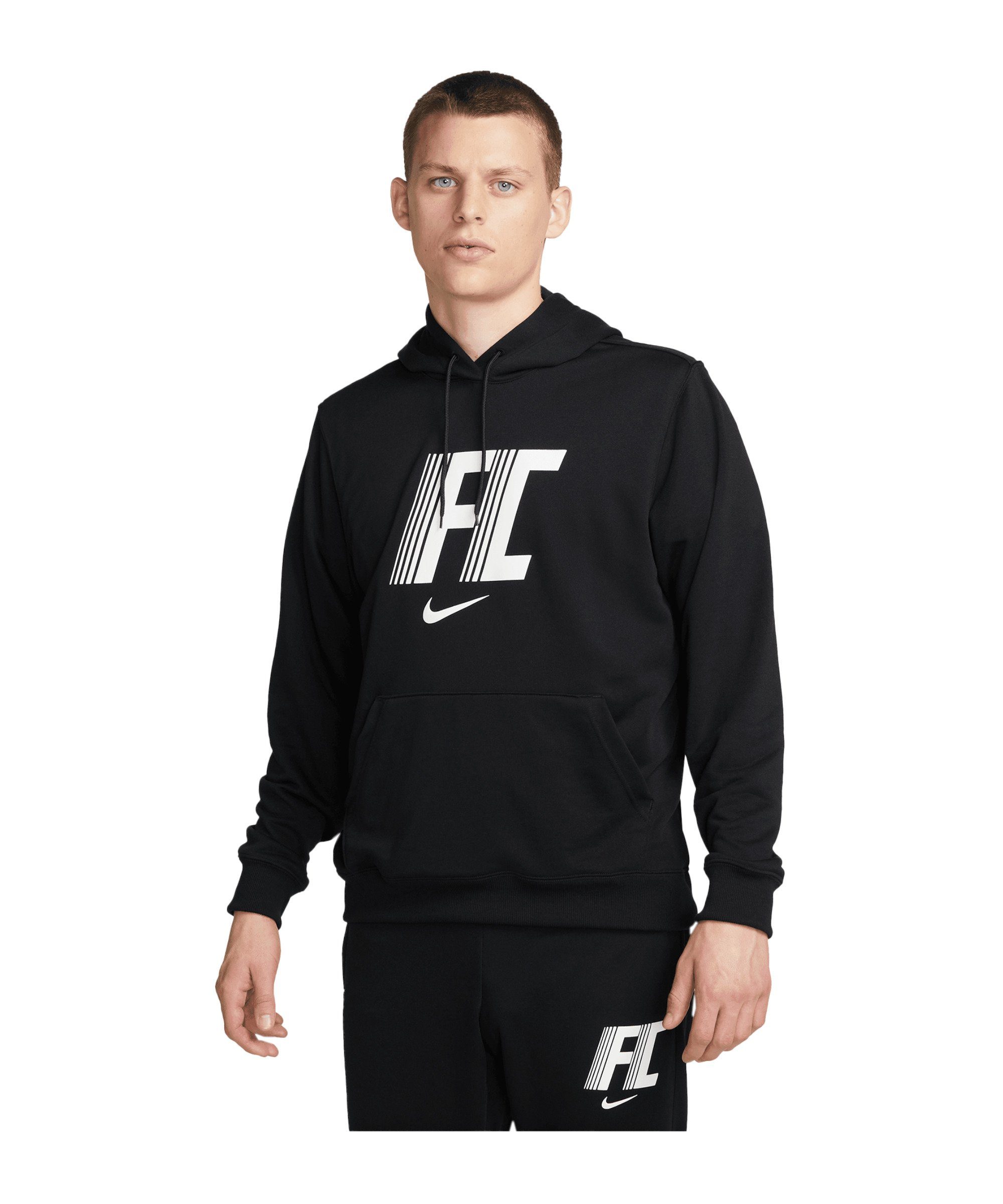 Nike Sportswear Sweatshirt Nike Sportswear F.C. Fleece Hoody Weiß Herren Polyester
