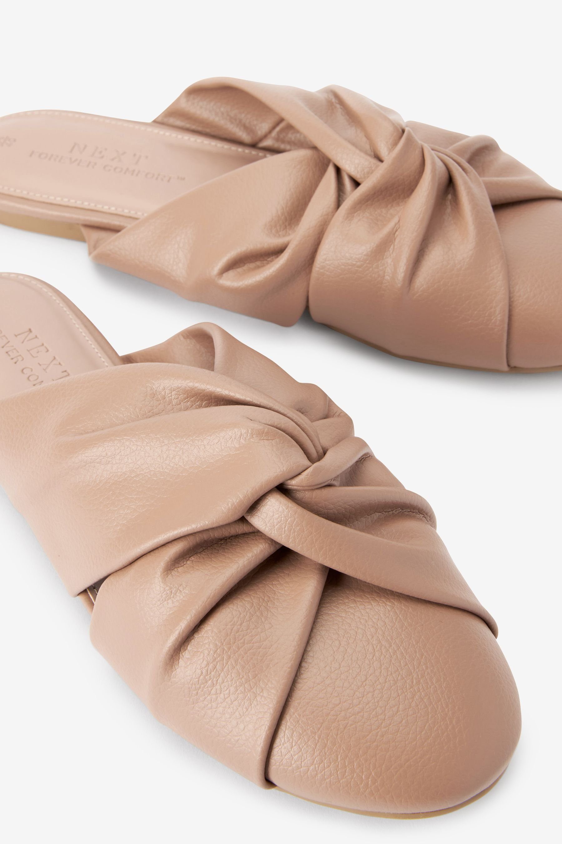 Next Forever Comfort® Pantoletten mit Twist-Design (1-tlg) Pantolette Pink
