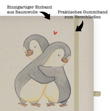 Mr. & Mrs. Panda Notizbuch Pinguine Kuscheln - Transparent - Geschenk, Tagebuch, Valentinstag, N Mr. & Mrs. Panda, Personalisierbar