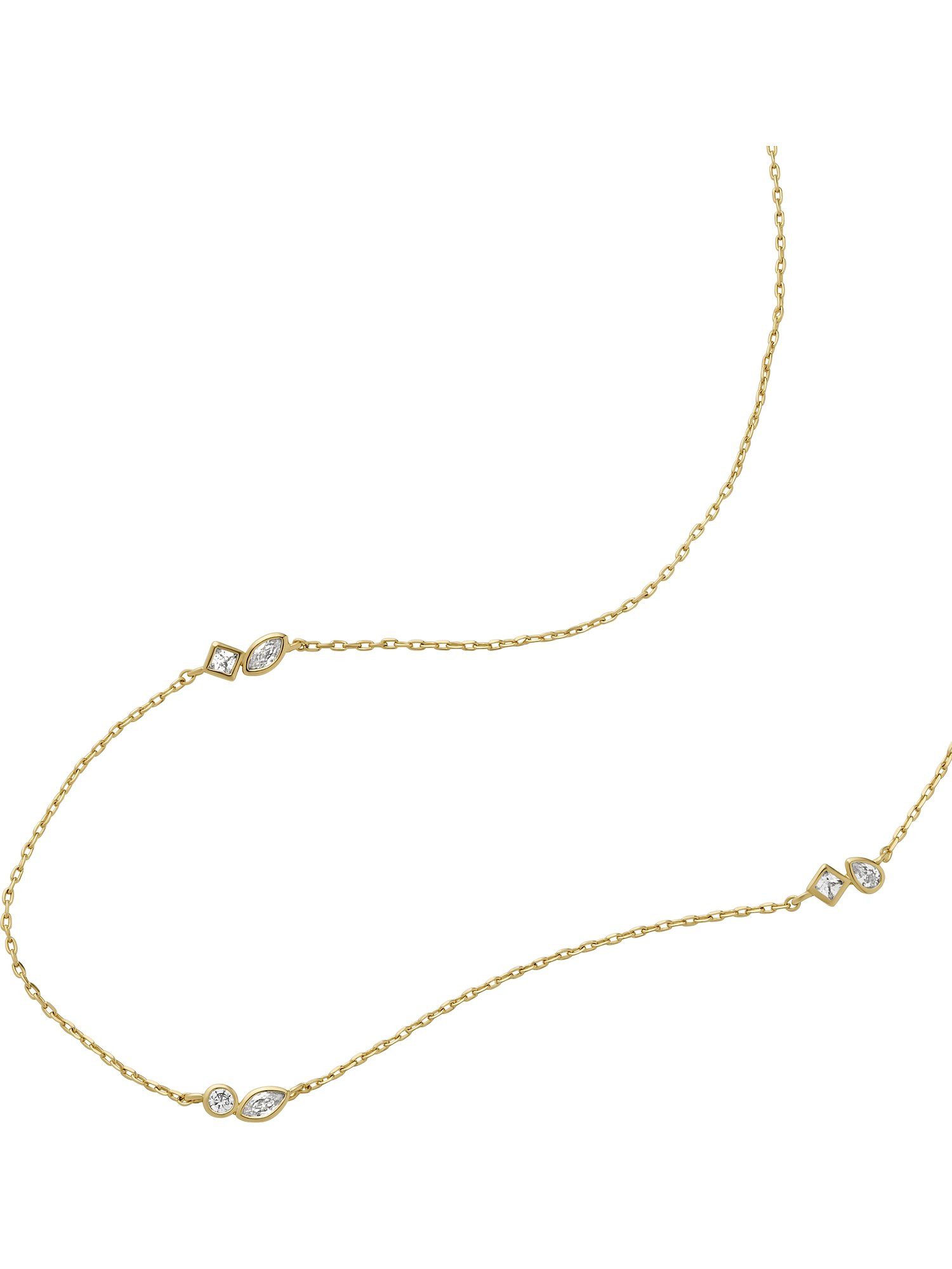 Fossil Collier Fossil Damen-Kette Metall...