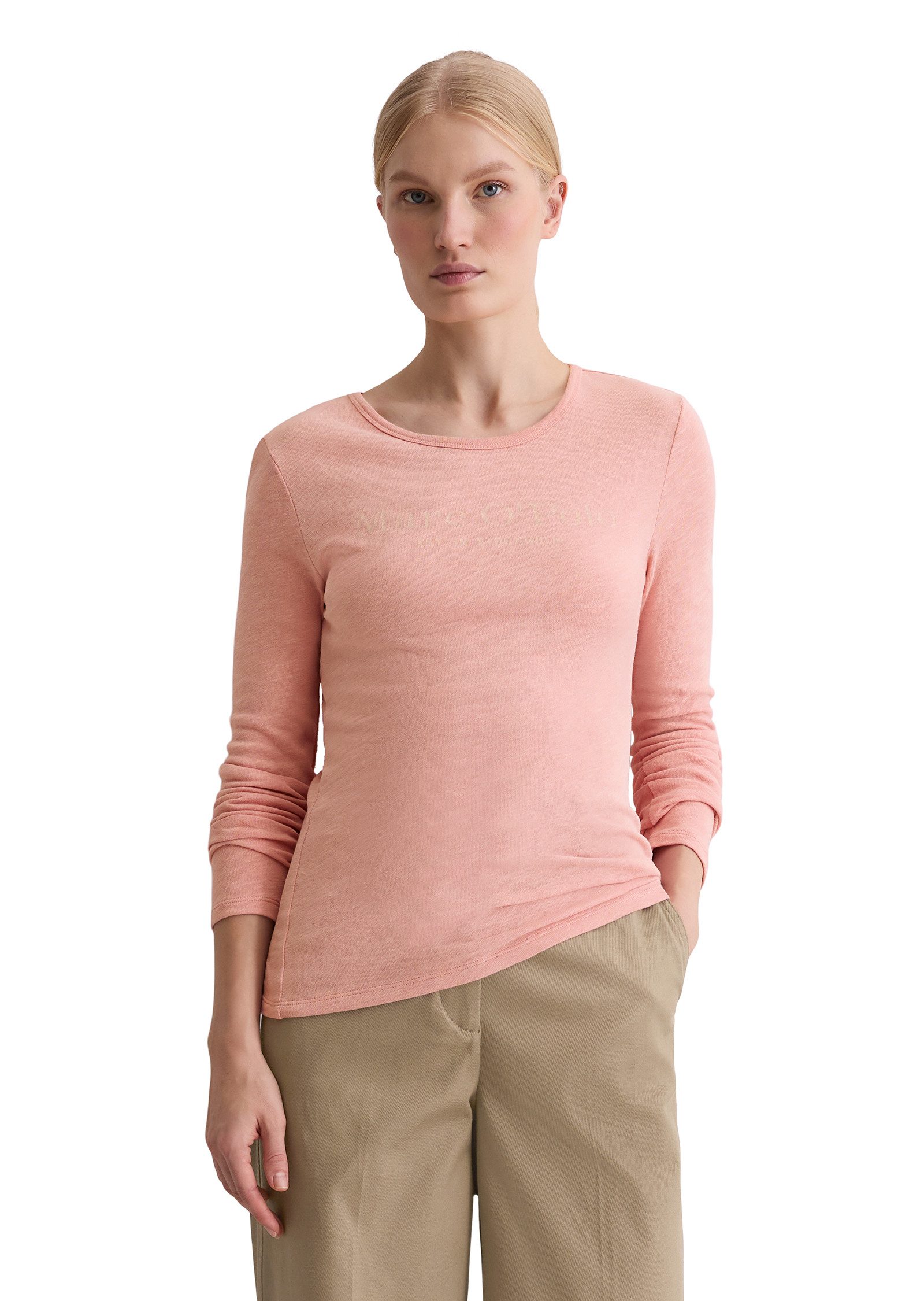 Marc O'Polo Longsleeve regular fit aus Slub Jersey
