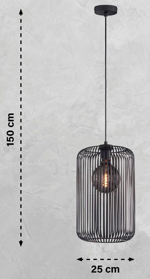 SCHÖNER WOHNEN-Kollektion Deckenleuchte Cage, ohne Leuchtmittel, günstig online kaufen
