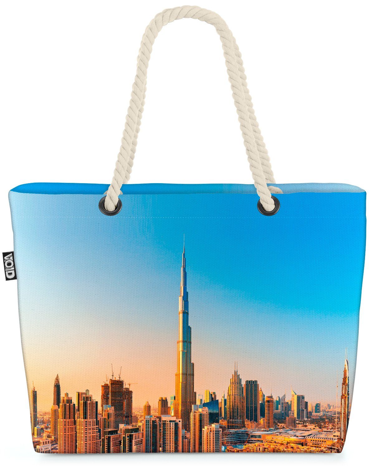 (1-tlg), Urlaub Dubai Arabische Strandtasche Emirate Stadt Dubai Emirate Skyline Arabische VOID