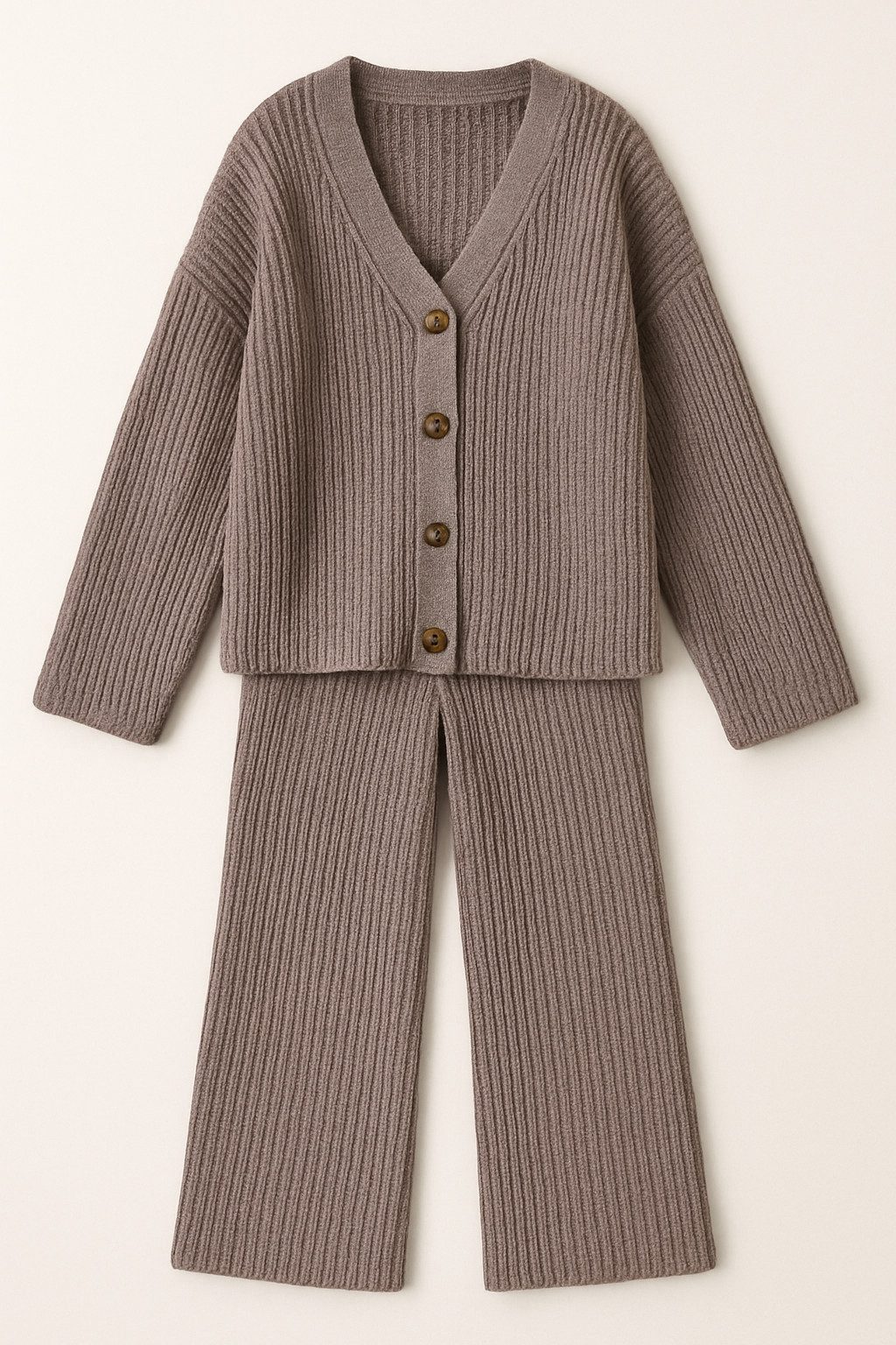 OriginalYou Cardigan Damen Strick-Set Oversize Jacke & Strickhose