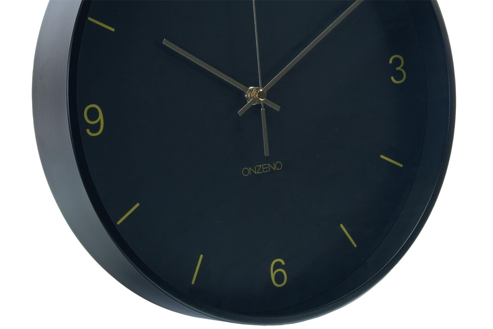 cm (handgefertigte Wanduhr SHIMMERING. THE ONZENO Design-Uhr) 30x30x4.5