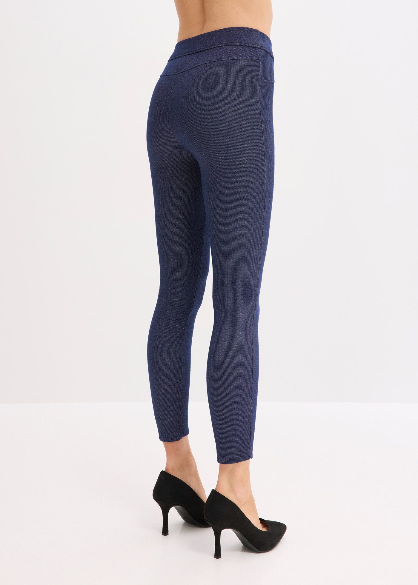 bonprix Thermoleggings aus Polyester, wärmend, mit Elasthan-Anteil, in Jean günstig online kaufen