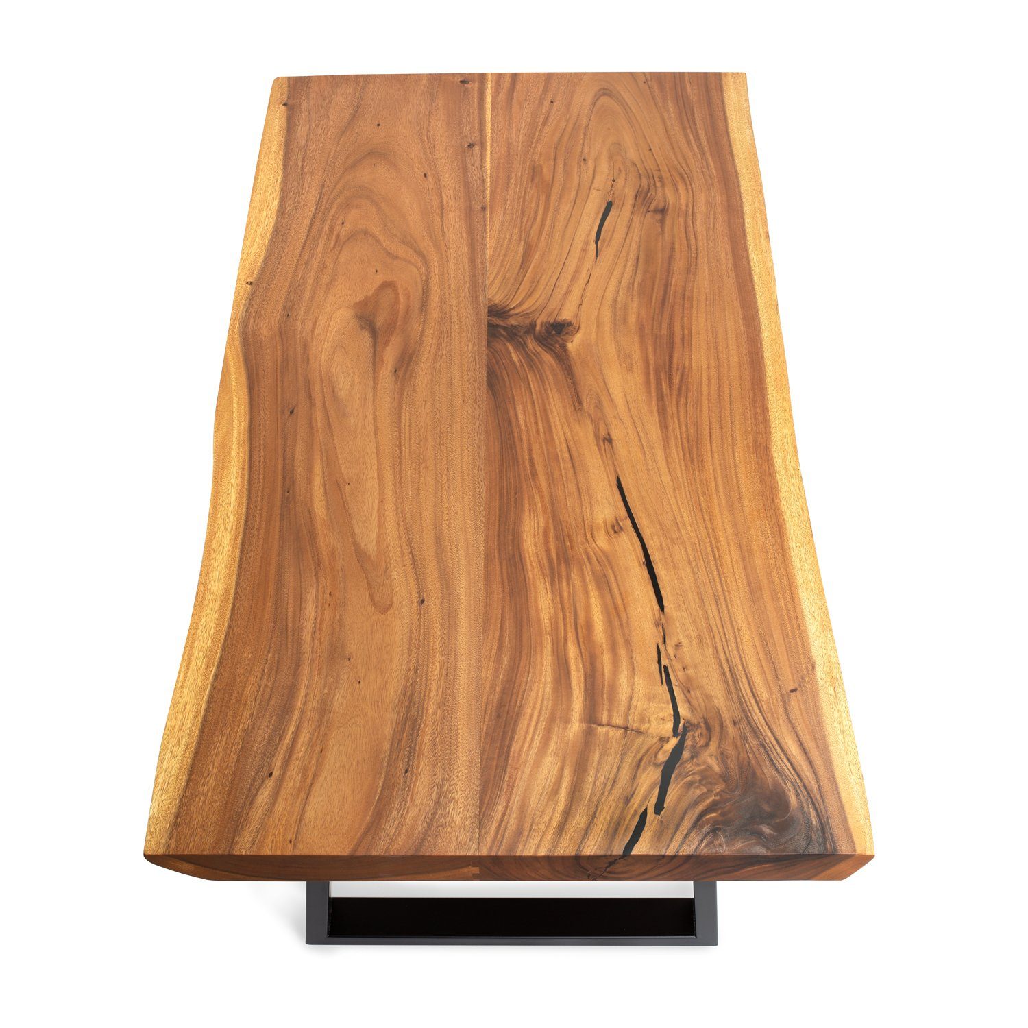 Baumkante Schreibtisch Rikmani Tisch Esstisch SAMSON Massivholz Holz