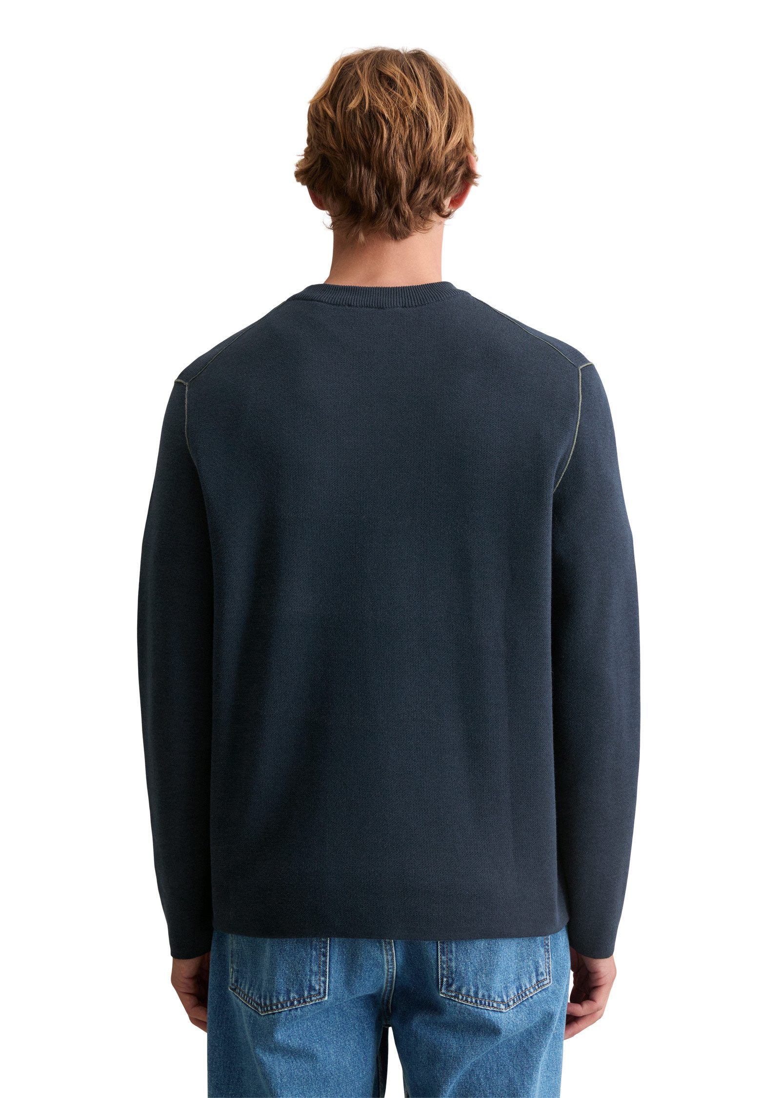 Marc O'Polo DENIM Strickpullover aus Double-Face-Cotton