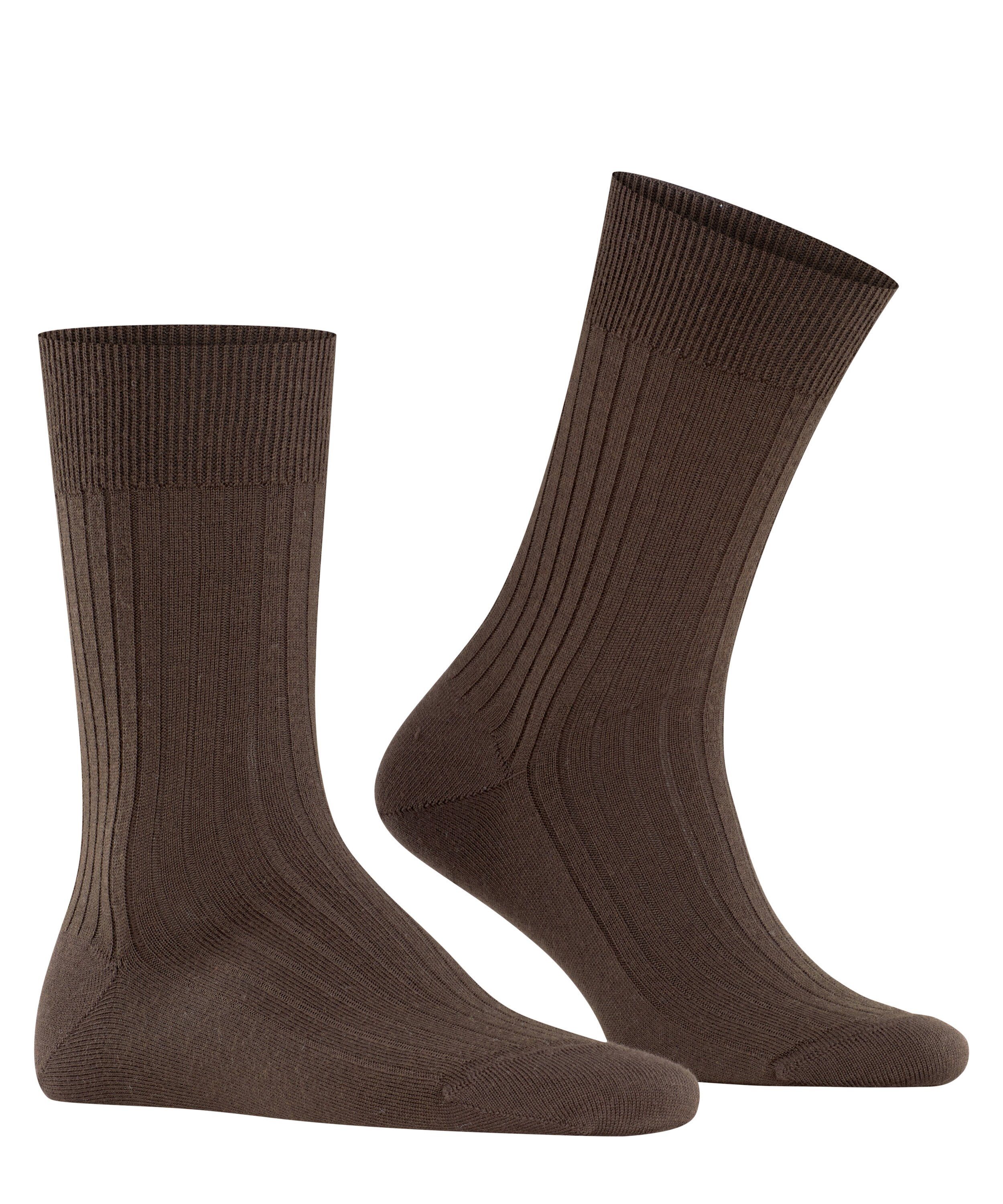 brown (5930) Bristol FALKE Socken Pure (1-Paar)