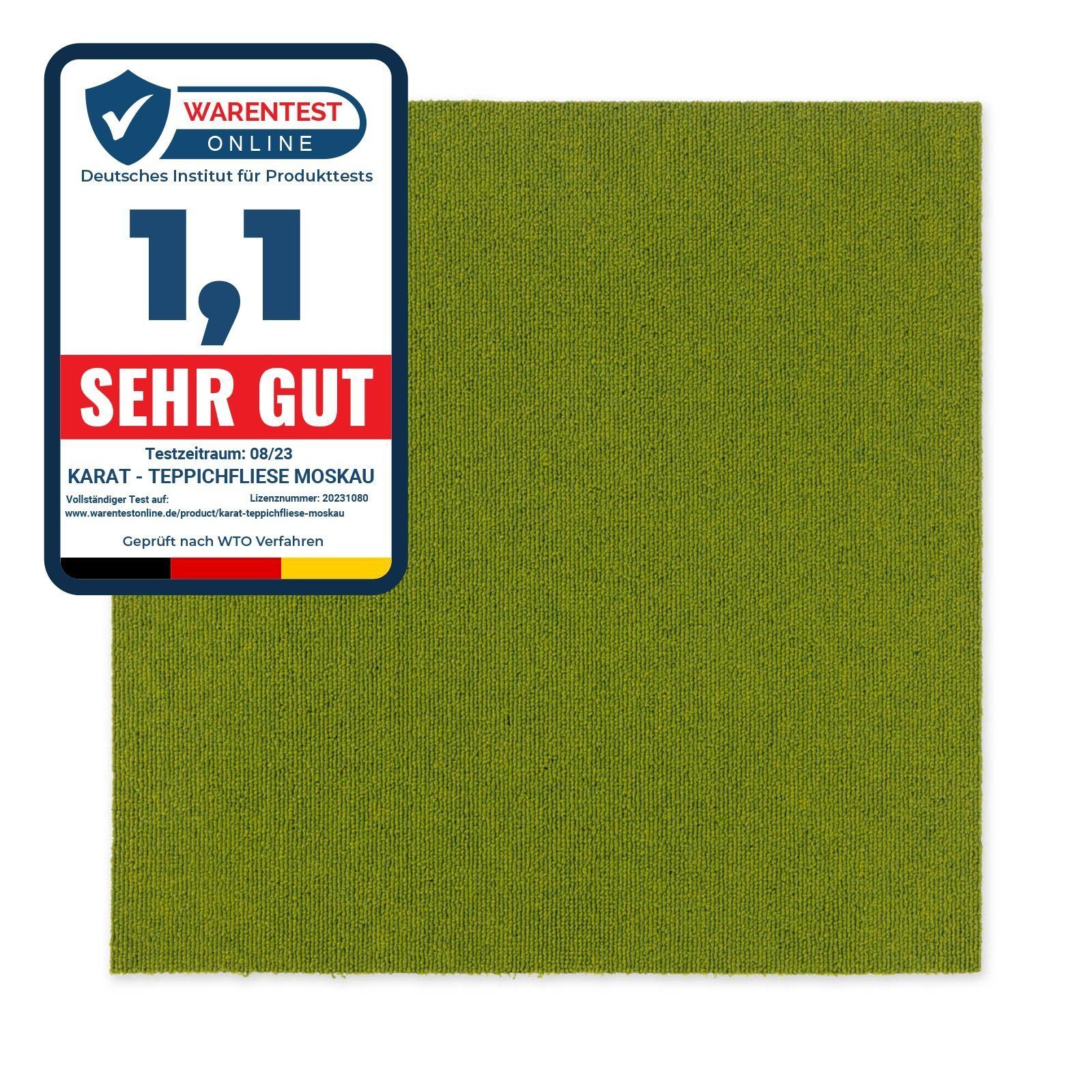 Karat Teppichfliese Zagreb, Fliese, Bodenschutz, verschiedene günstig online kaufen