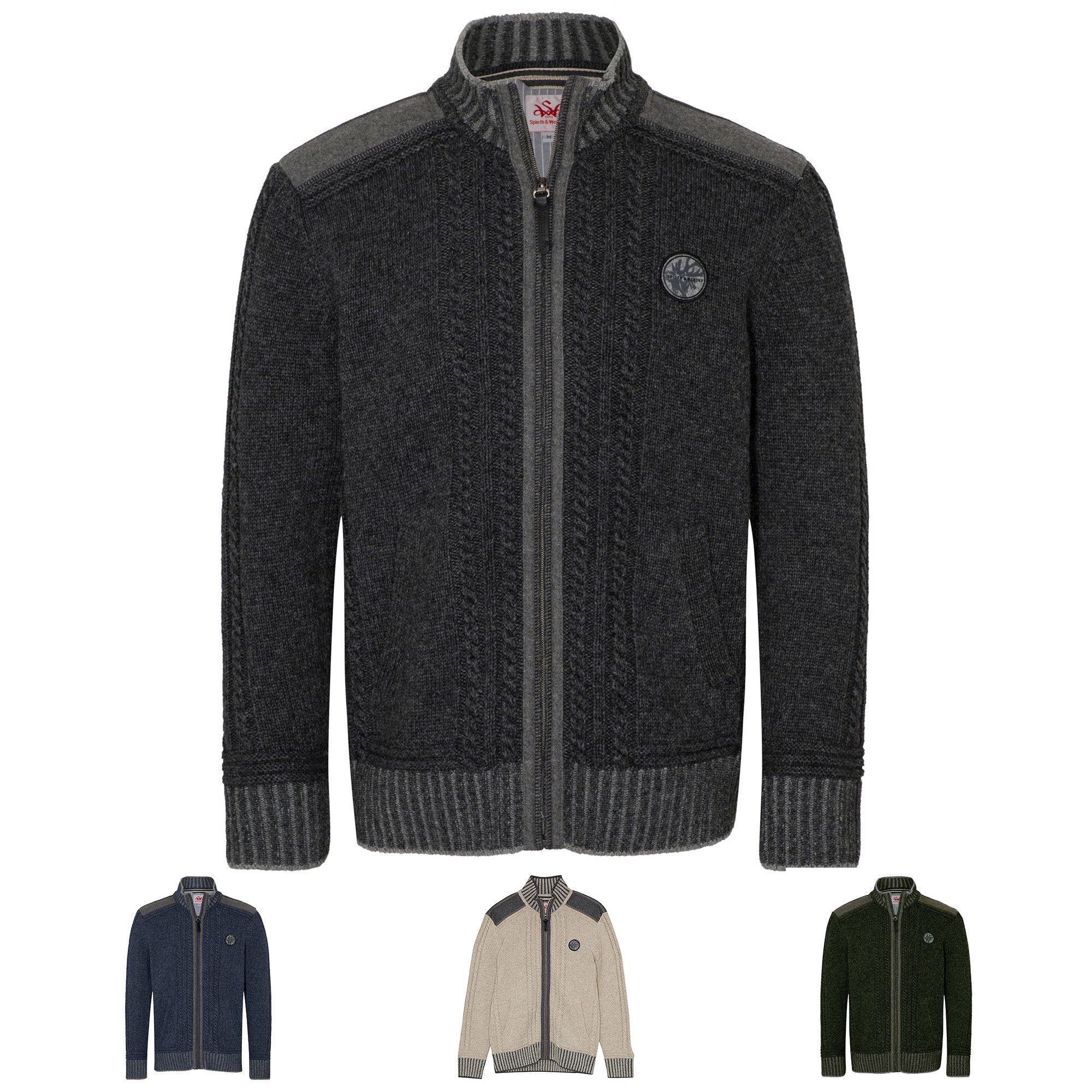 Spieth & Wensky Trachtenstrickjacke Erato- Strickjacke Erato Herren Trachte günstig online kaufen