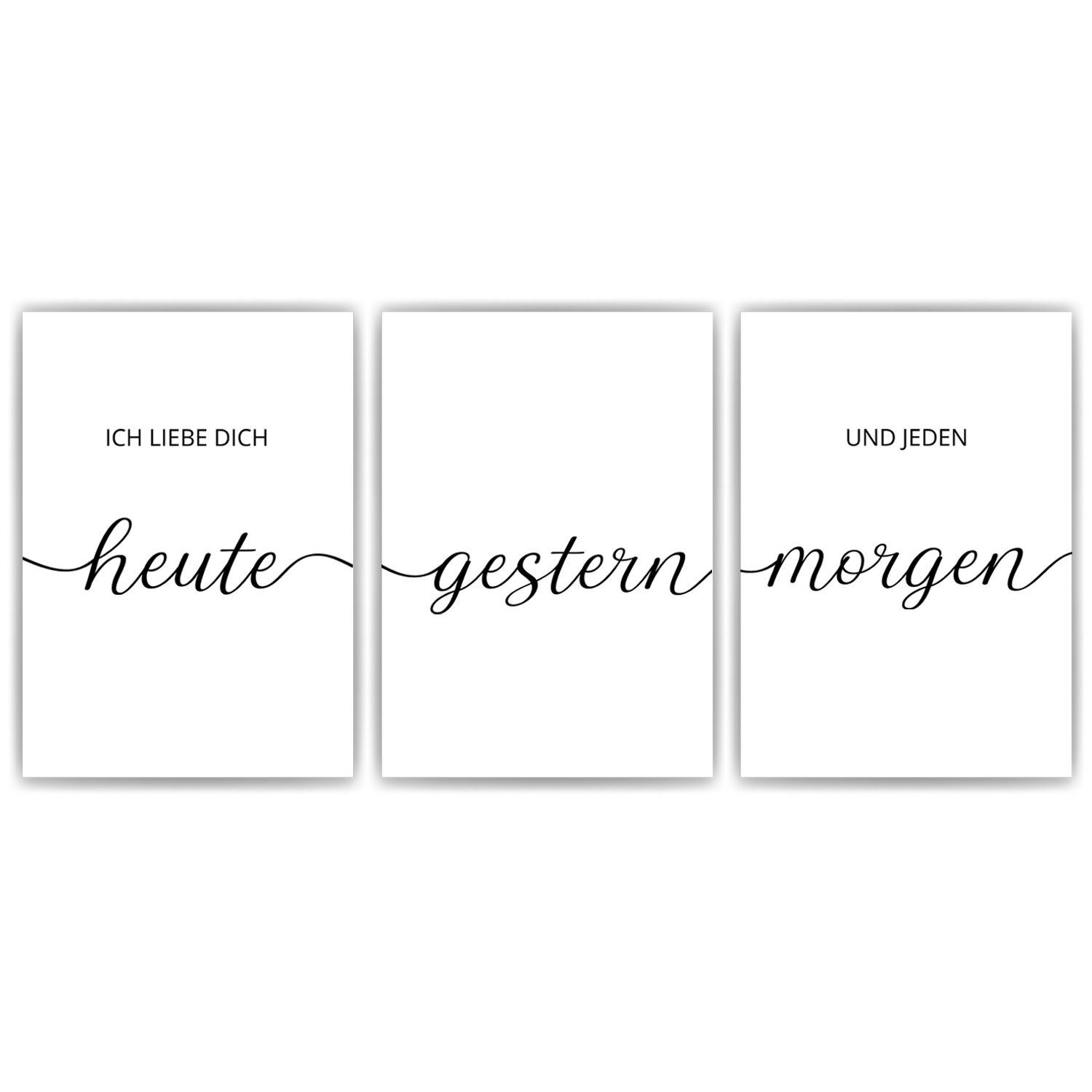 Tigerlino Poster Ich Liebe Dich Poster günstig online kaufen