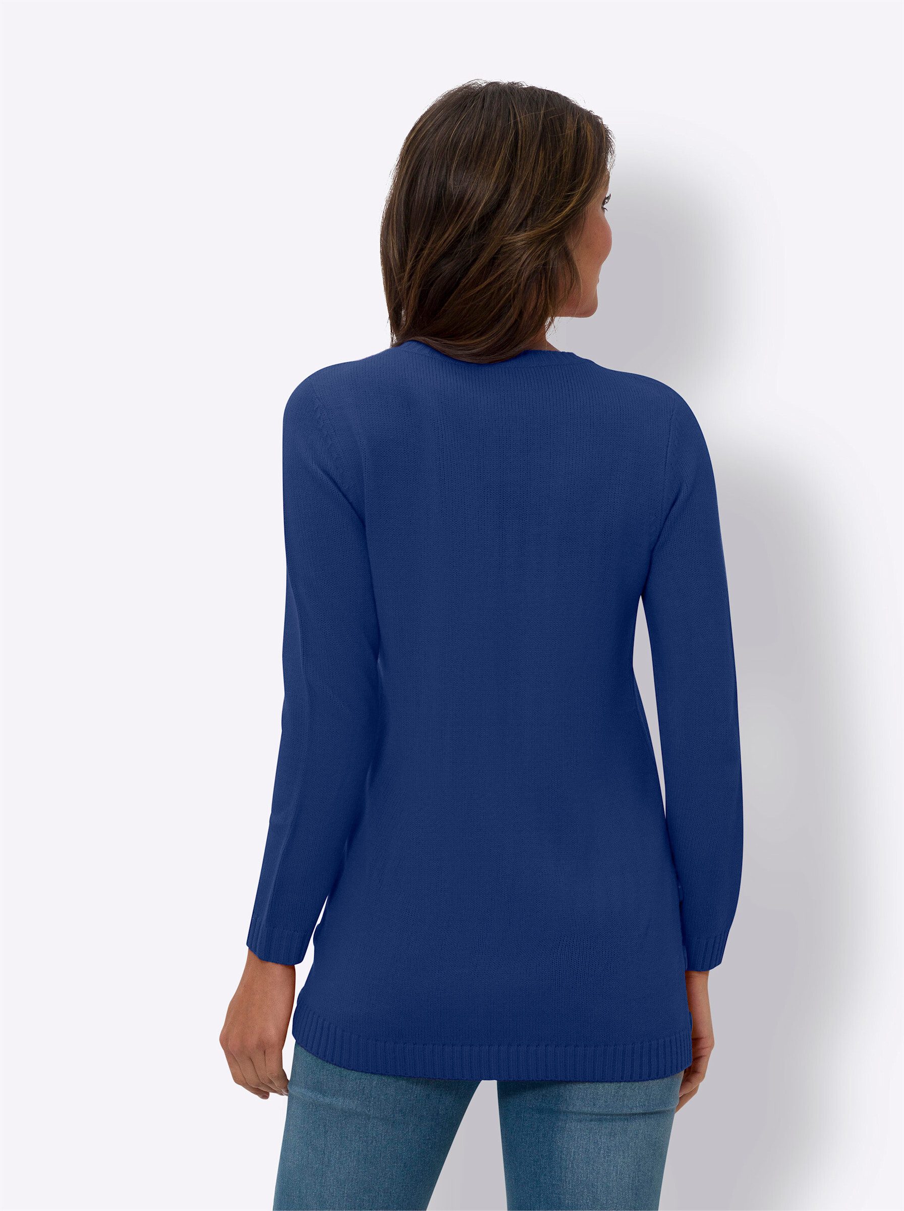 Sieh an! Strickpullover Longpullover günstig online kaufen