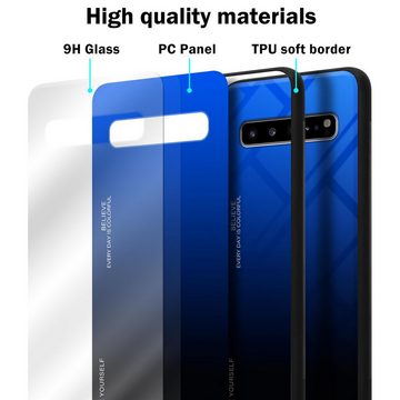 Cadorabo Handyhülle Samsung Galaxy S10 5G Samsung Galaxy S10 5G, Robustes Hard Case - Handy Schutzhülle - Hülle - Back Cover Bumper