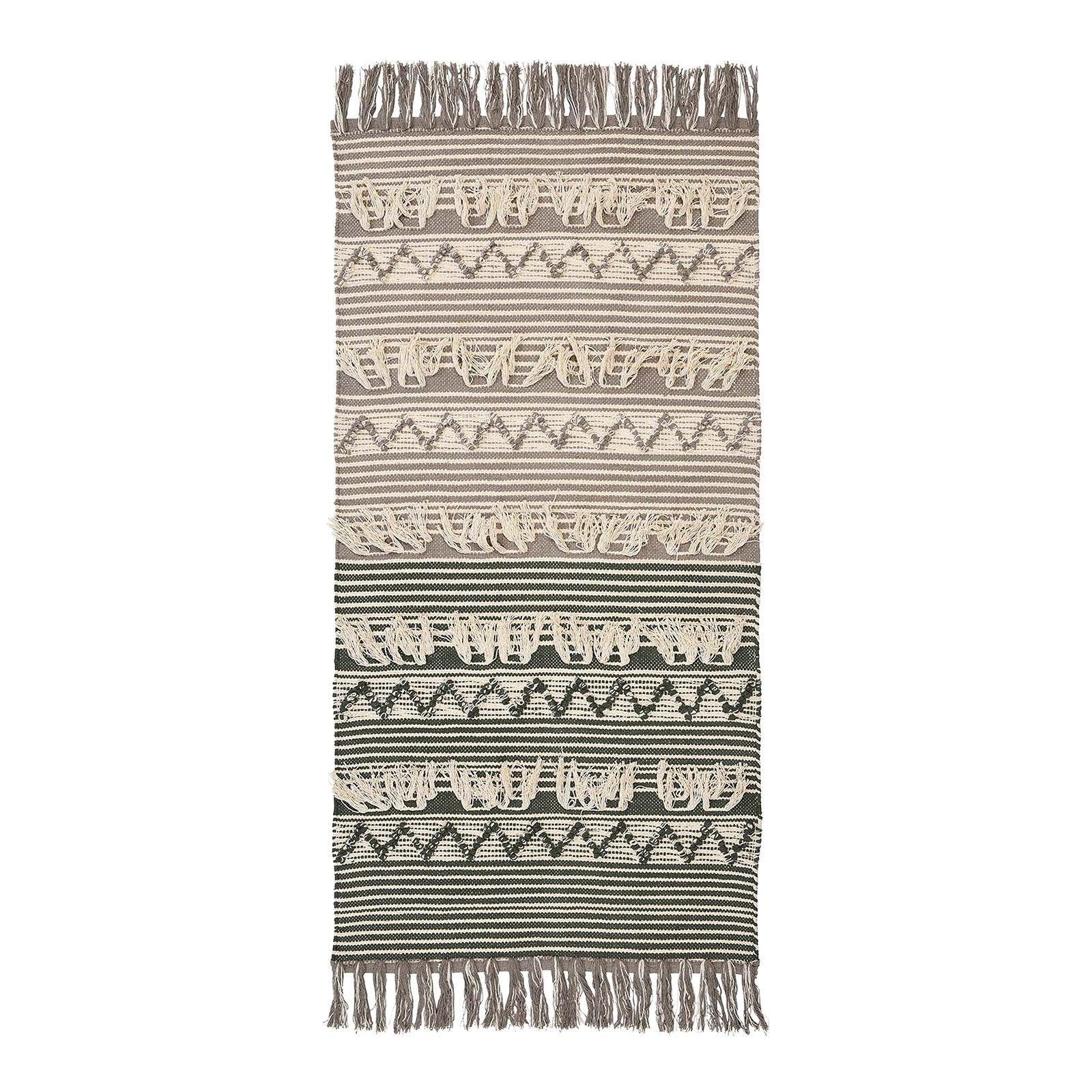 Teppich Teppich Lino, Depot, Rechteckig, aus Baumwolle, L 150 Zentimeter, B  80 Zentimeter