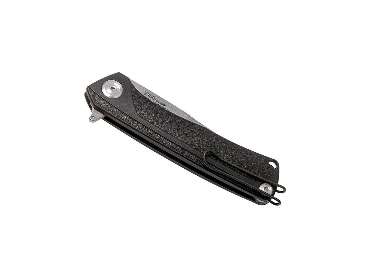 ACTA NON VERBA KNIVEs Taschenmesser Acta Non Verba Z100 BB Stonewash Grn Schwarz ANVZ100-051