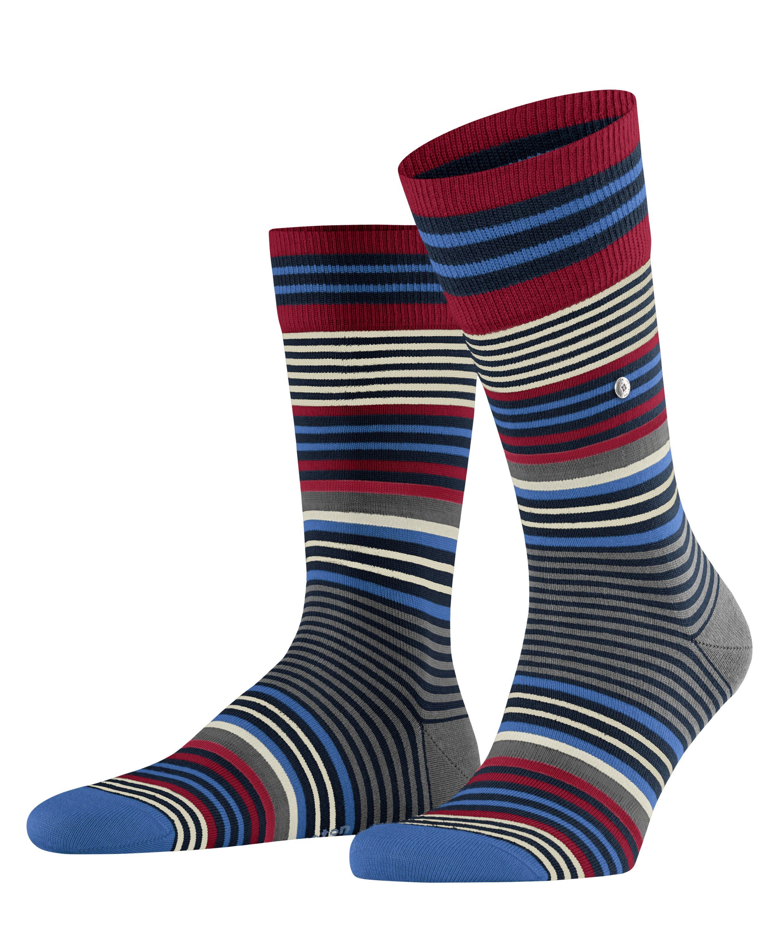 Burlington Socken Stripe (1-Paar) marine (6120)