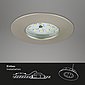 Briloner Leuchten LED Einbaustrahler »7204-032«, Einbauleuchte 3er SET auch für Bad - IP44 Ø 7,5cm, Bild 3