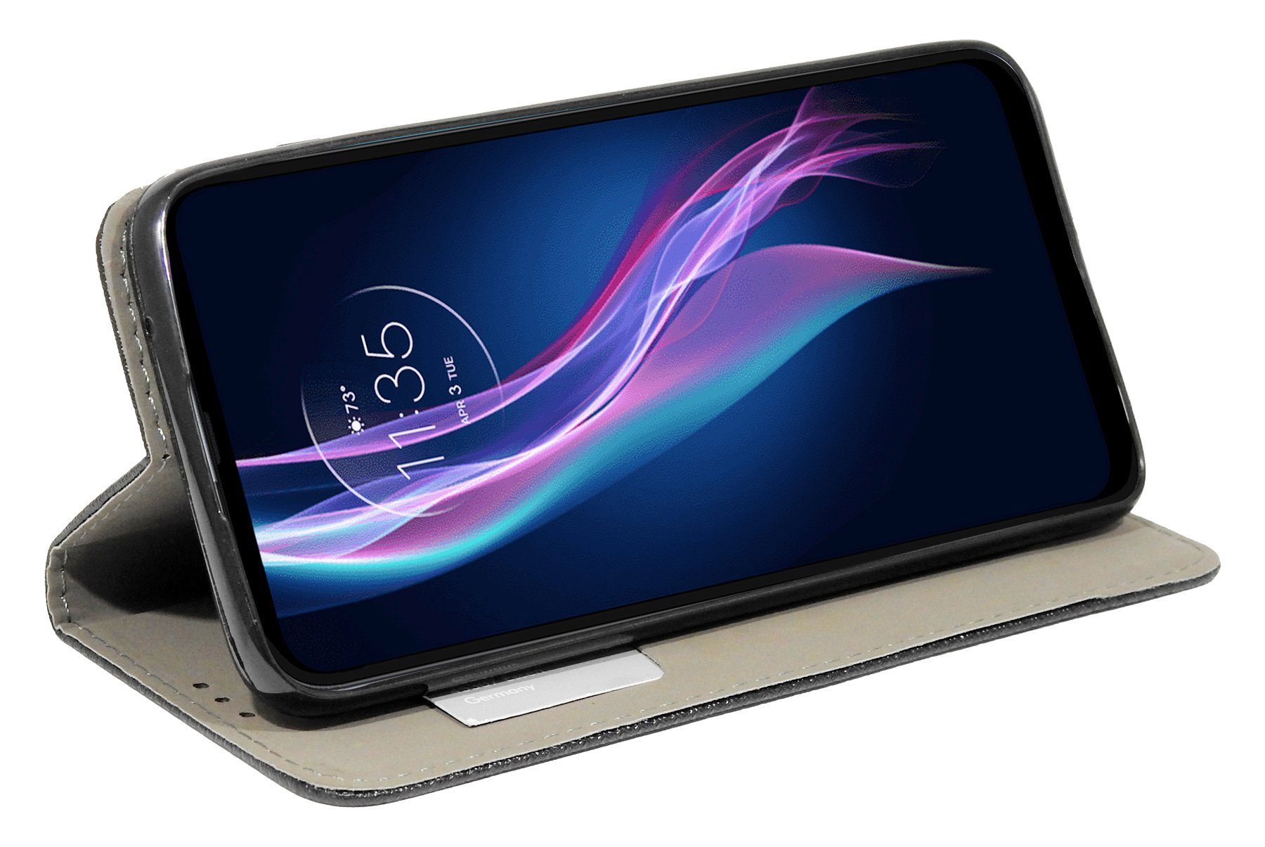 COFI 1453 Handyhülle Magnetische Smart Magnet Hülle kompatibel mit Honor 200 Schwarz