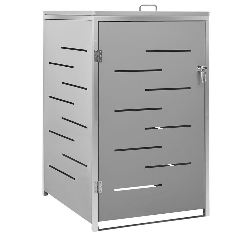 Thumbnail - vidaXL Mülltonnenbox Mülltonnenbox für 1 Tonne 69x77,5x115 cm Edelstahl