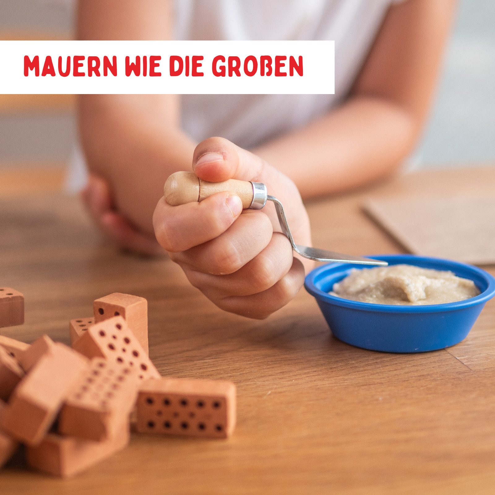 teifoc Gruppenbaukasten Steinbaukasten, (320 St), für 8x Kinder, Made in Germany