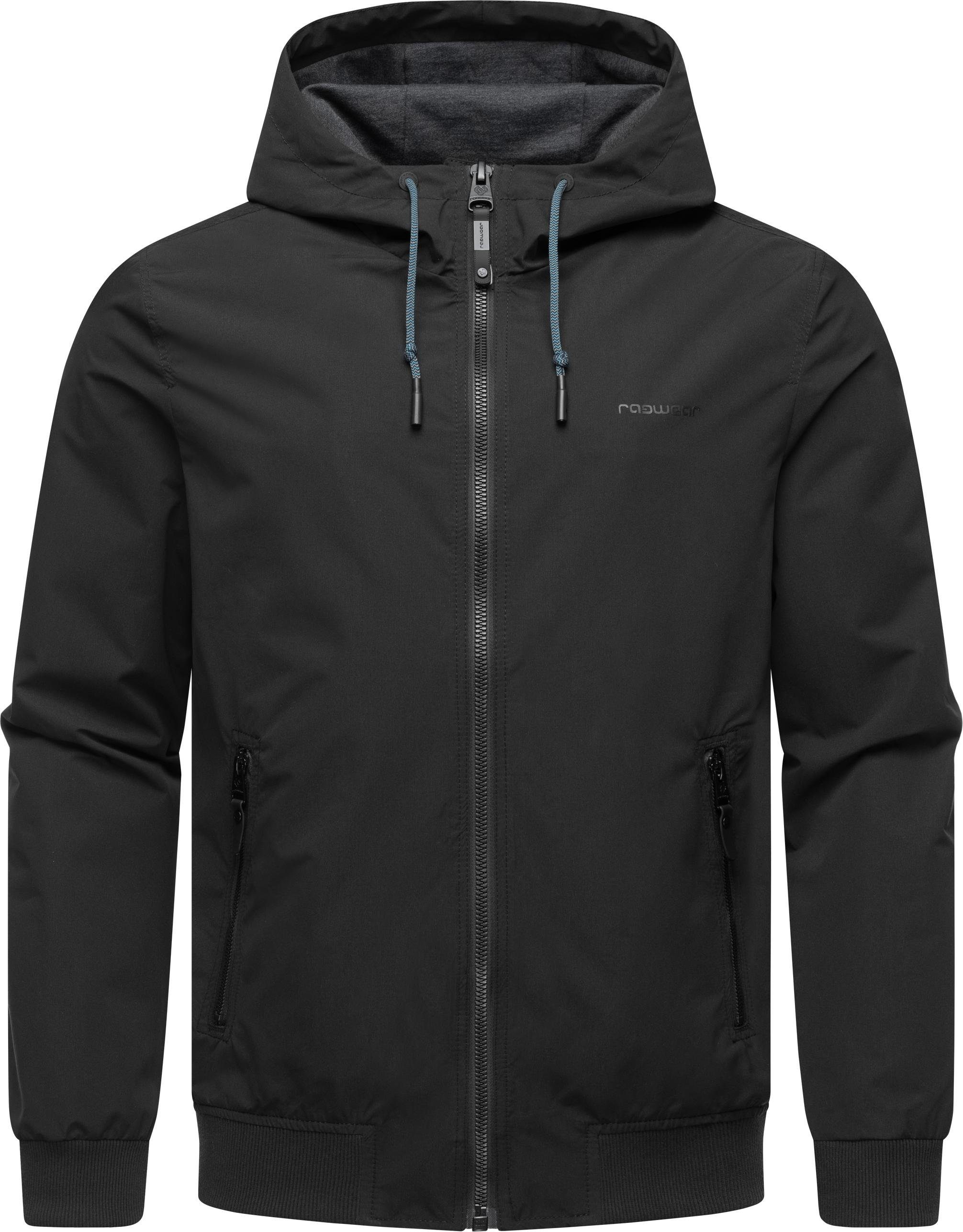 Ragwear Outdoorjacke Perci Stylische Herren Übergangsjacke mit großer Kapuze