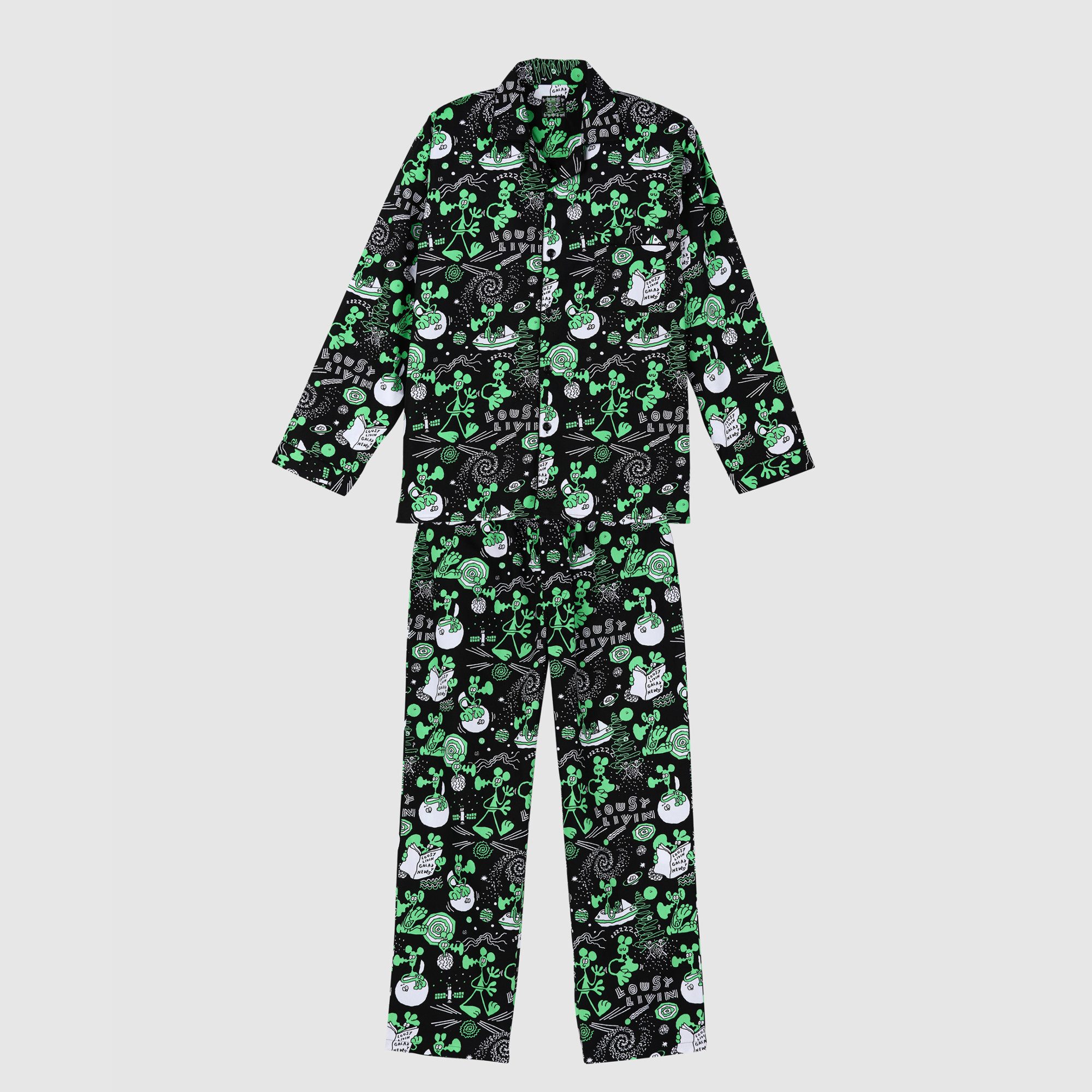 Lousy Livin Pyjama Lousy Livin Pyjama Outer Space (Schlafanzug, 2 tlg., Pyjama)